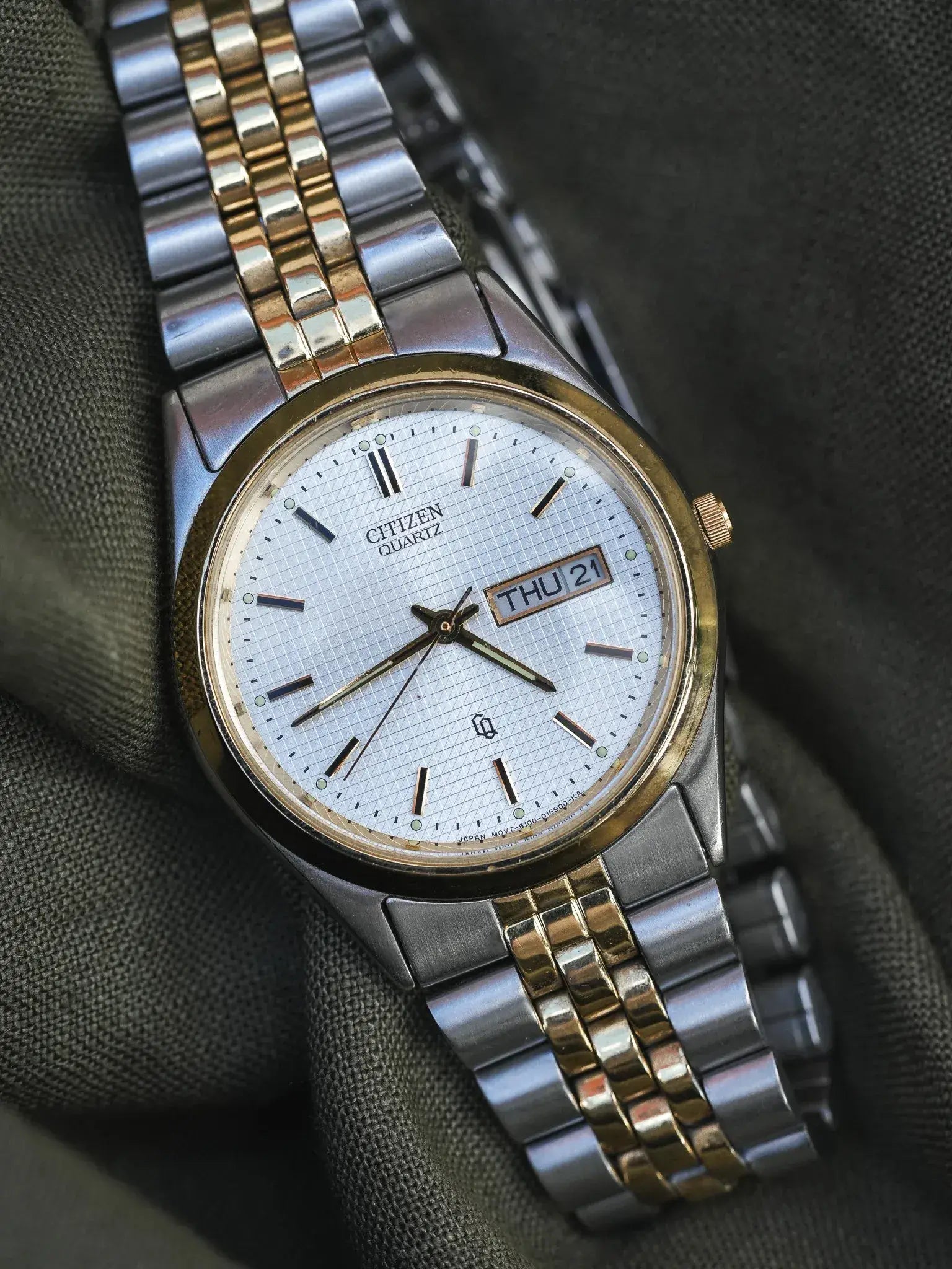 Citizen - Daydate Jubilee Acier OR - 1990s - Atelier Victor