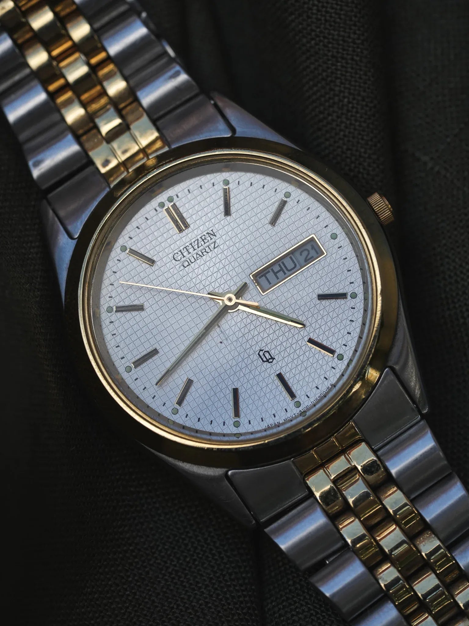 Citizen - Daydate Jubilee Acier OR - 1990s - Atelier Victor