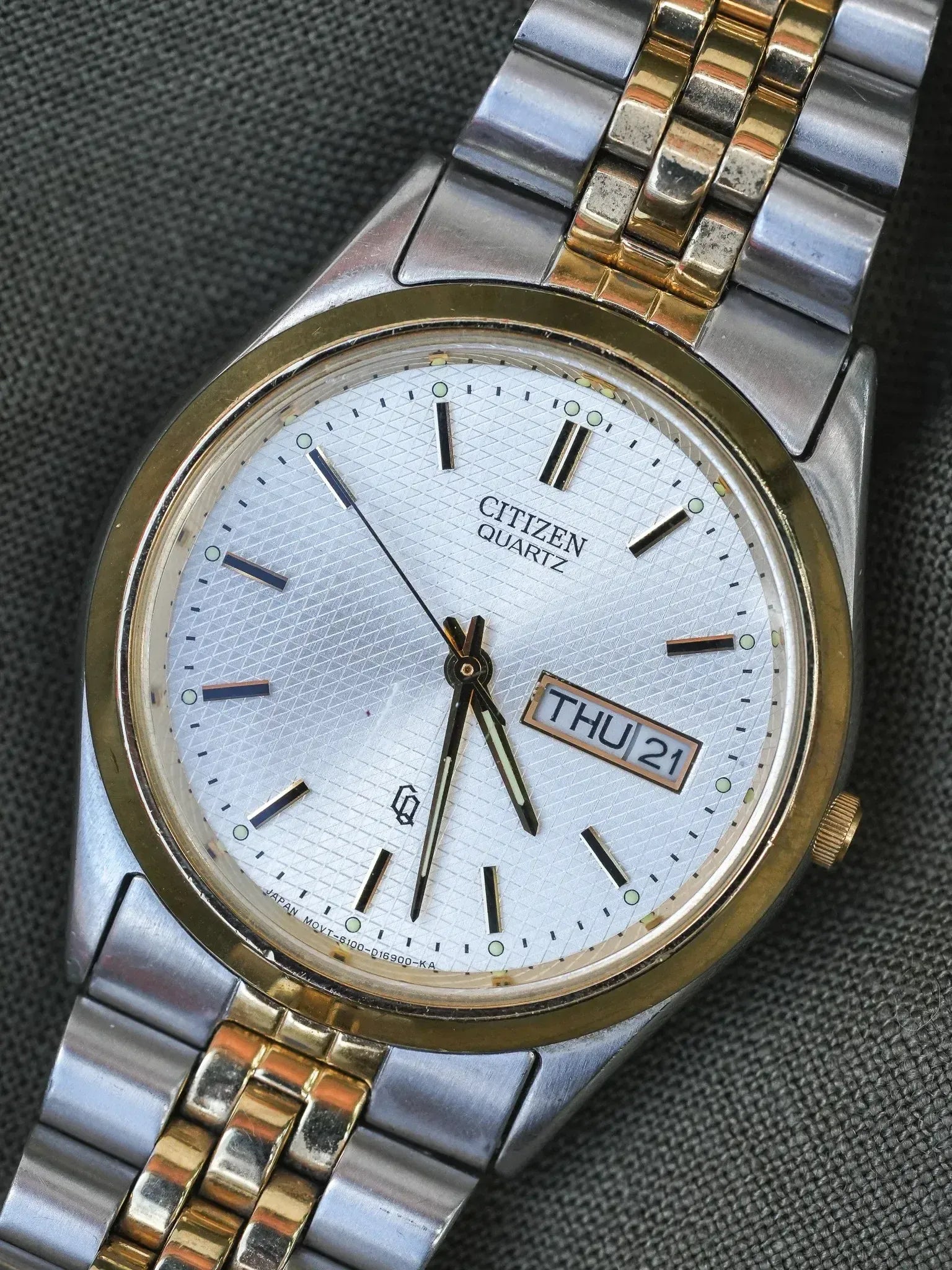 Citizen - Daydate Jubilee Acier OR - 1990s - Atelier Victor