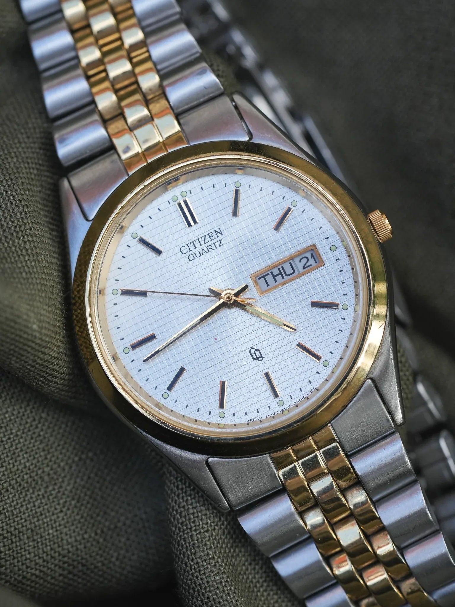 Citizen - Daydate Jubilee Acier OR - 1990s - Atelier Victor