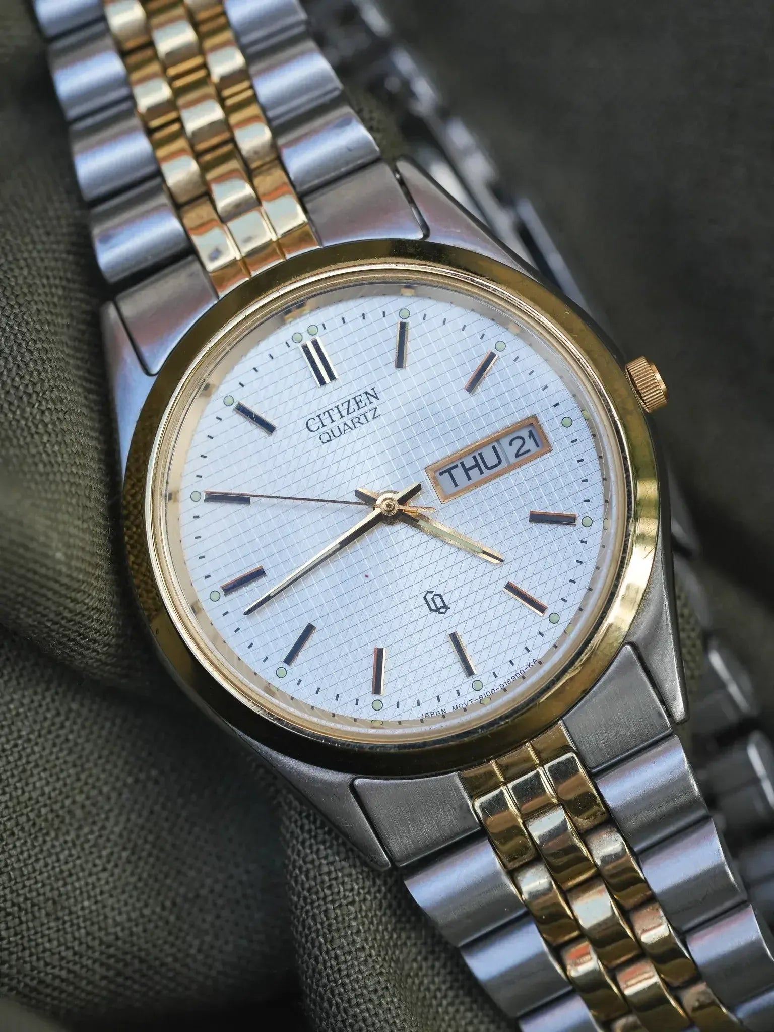 Citizen - Daydate Jubilee Acier OR - 1990s - Atelier Victor