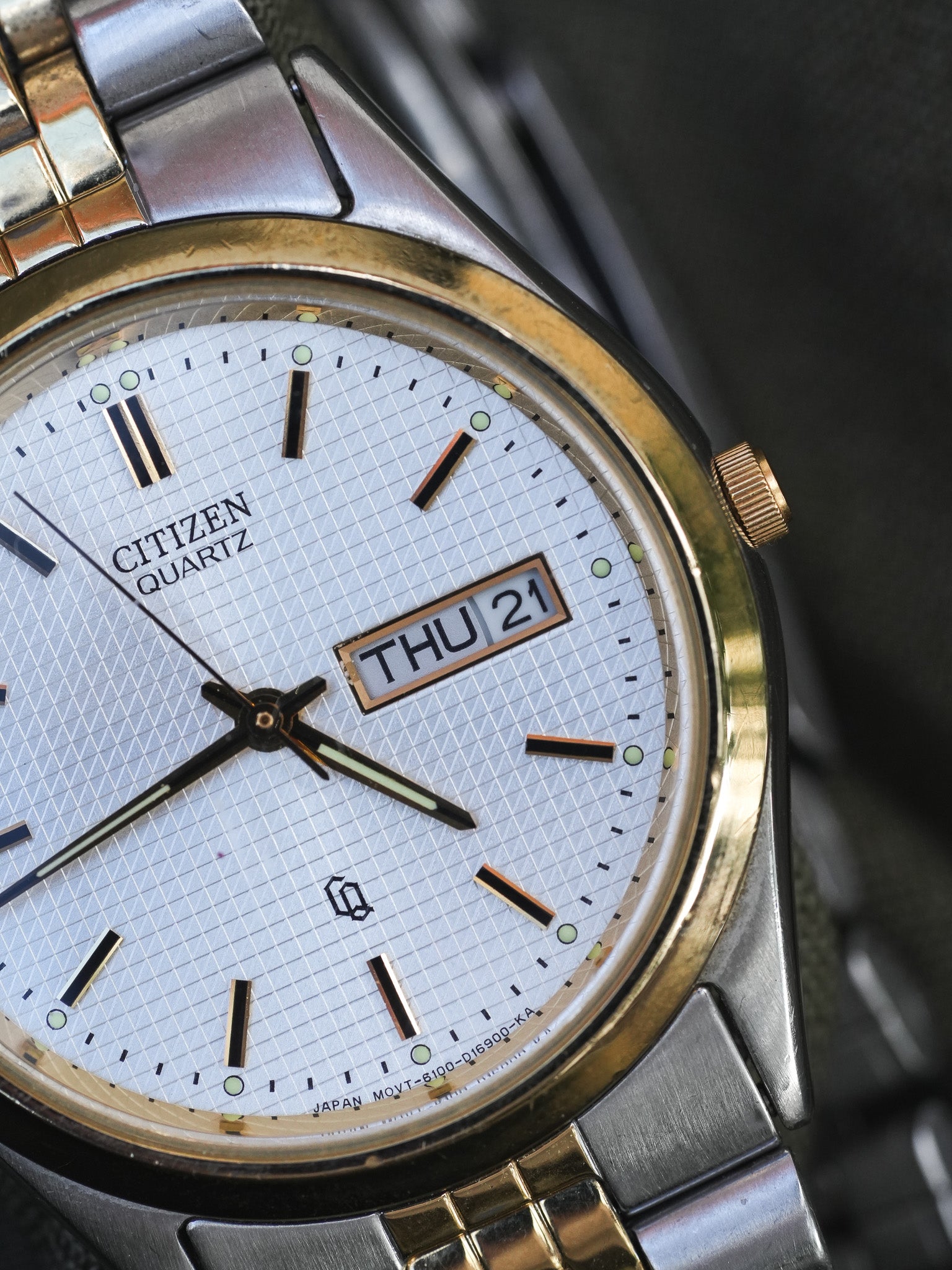 Citizen - Daydate Jubilee Acier OR - 1990s - Atelier Victor - Vintage Shop