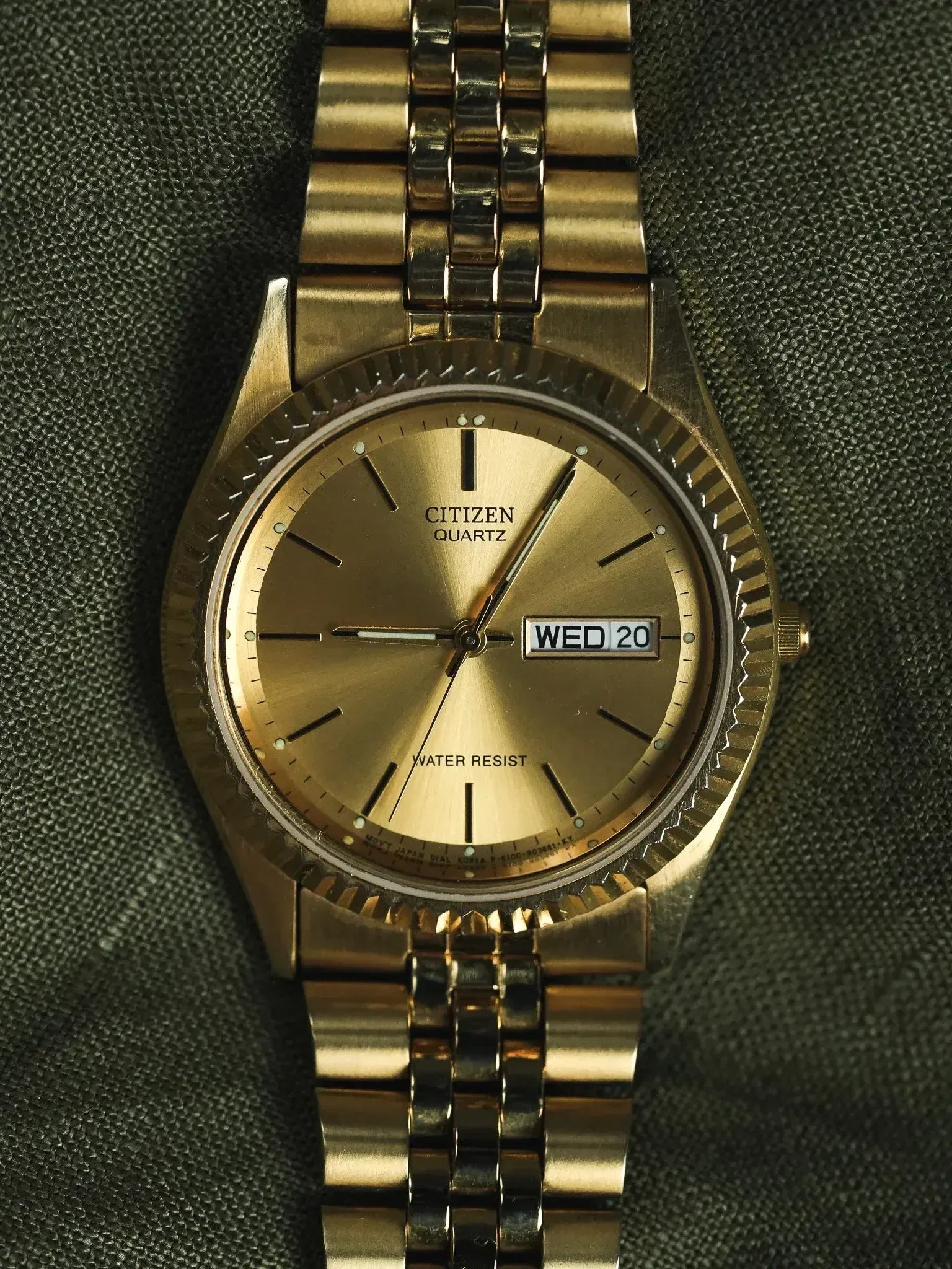 Citizen - Daydate Jubilee Cannelé Plaqué or - 1976 - Atelier Victor