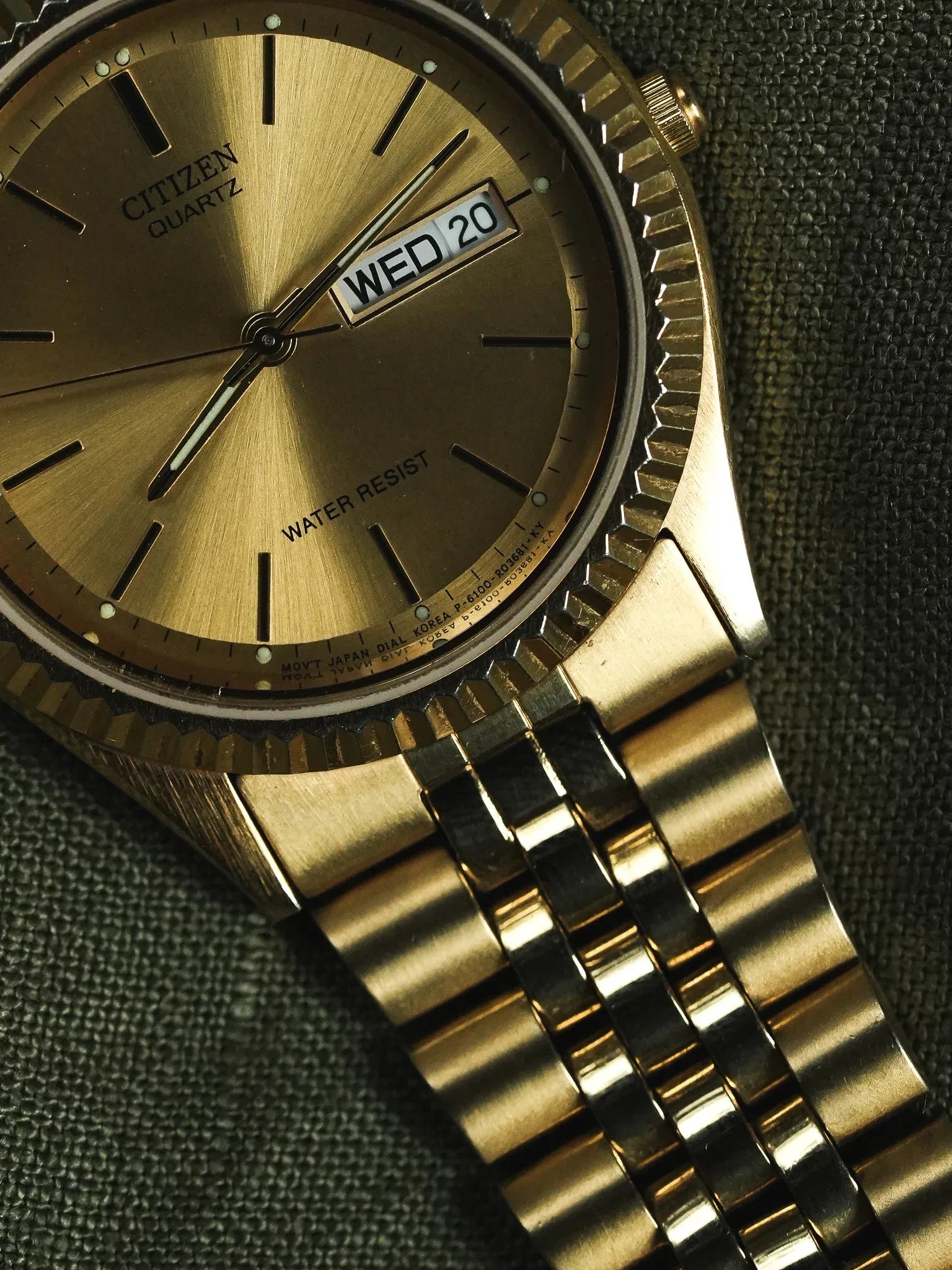 Citizen - Daydate Jubilee Cannelé Plaqué or - 1976 - Atelier Victor