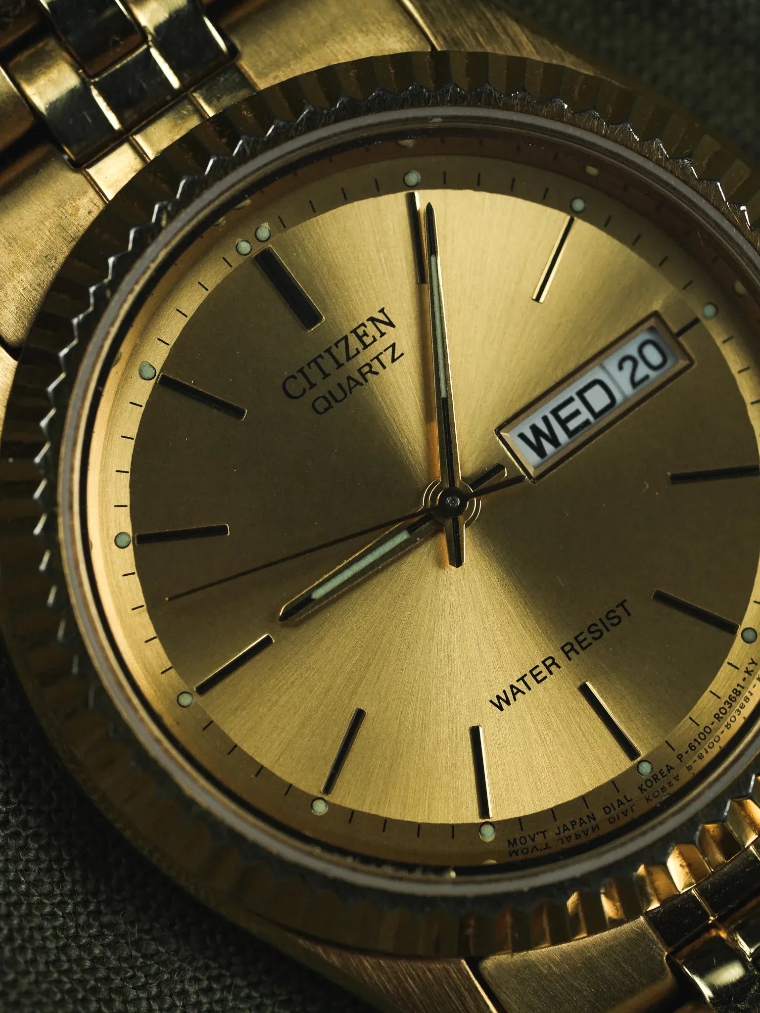 Citizen - Daydate Jubilee Cannelé Plaqué or - 1976 - Atelier Victor