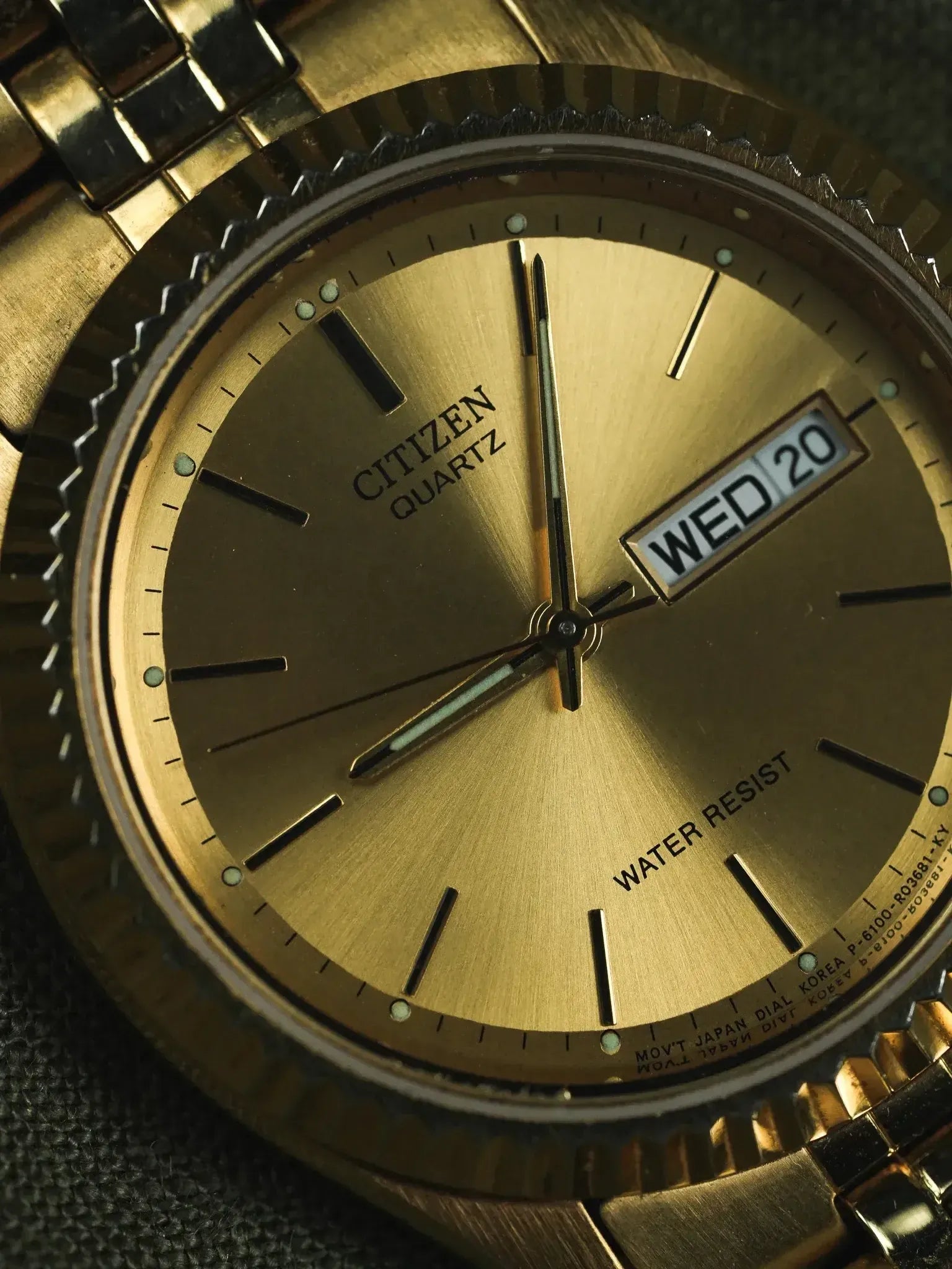 Citizen - Daydate Jubilee Cannelé Plaqué or - 1976 - Atelier Victor