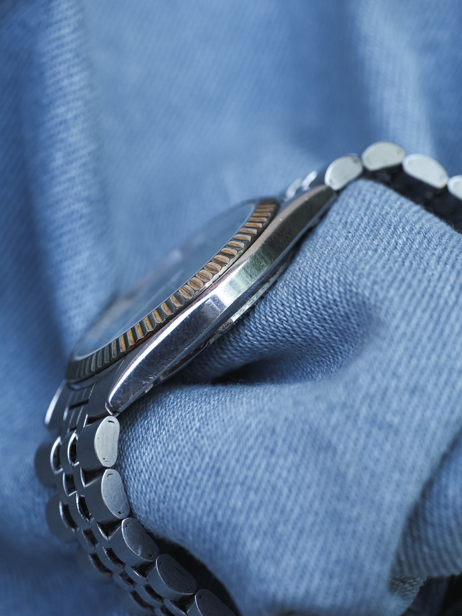 Citizen - Daydate Kanji Jubilee Cannelé Acier Cadran gris - 1989 - Atelier Victor - Vintage Shop