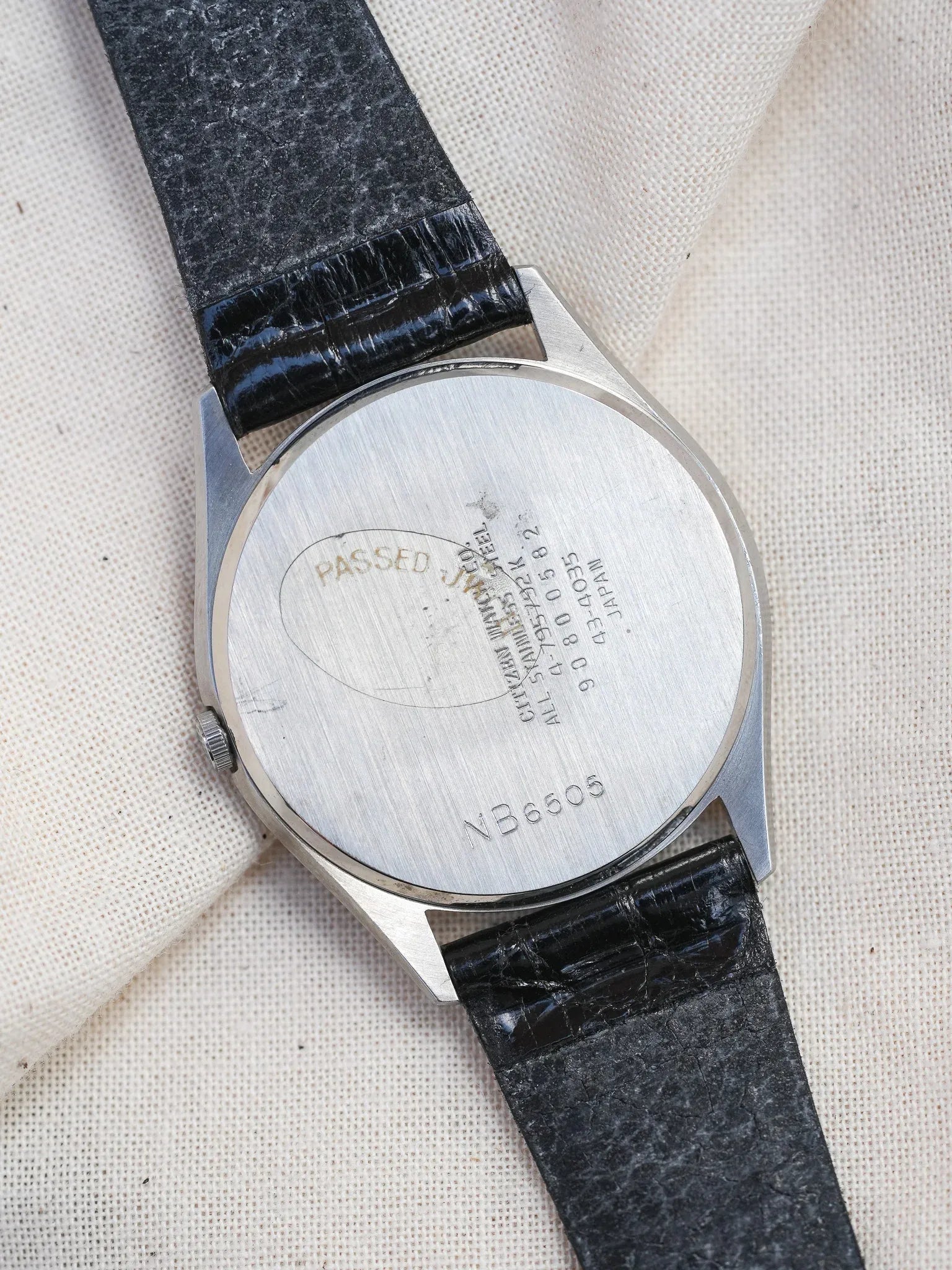 Citizen - dress watch slim acier date - NOS - 1989 - Atelier Victor