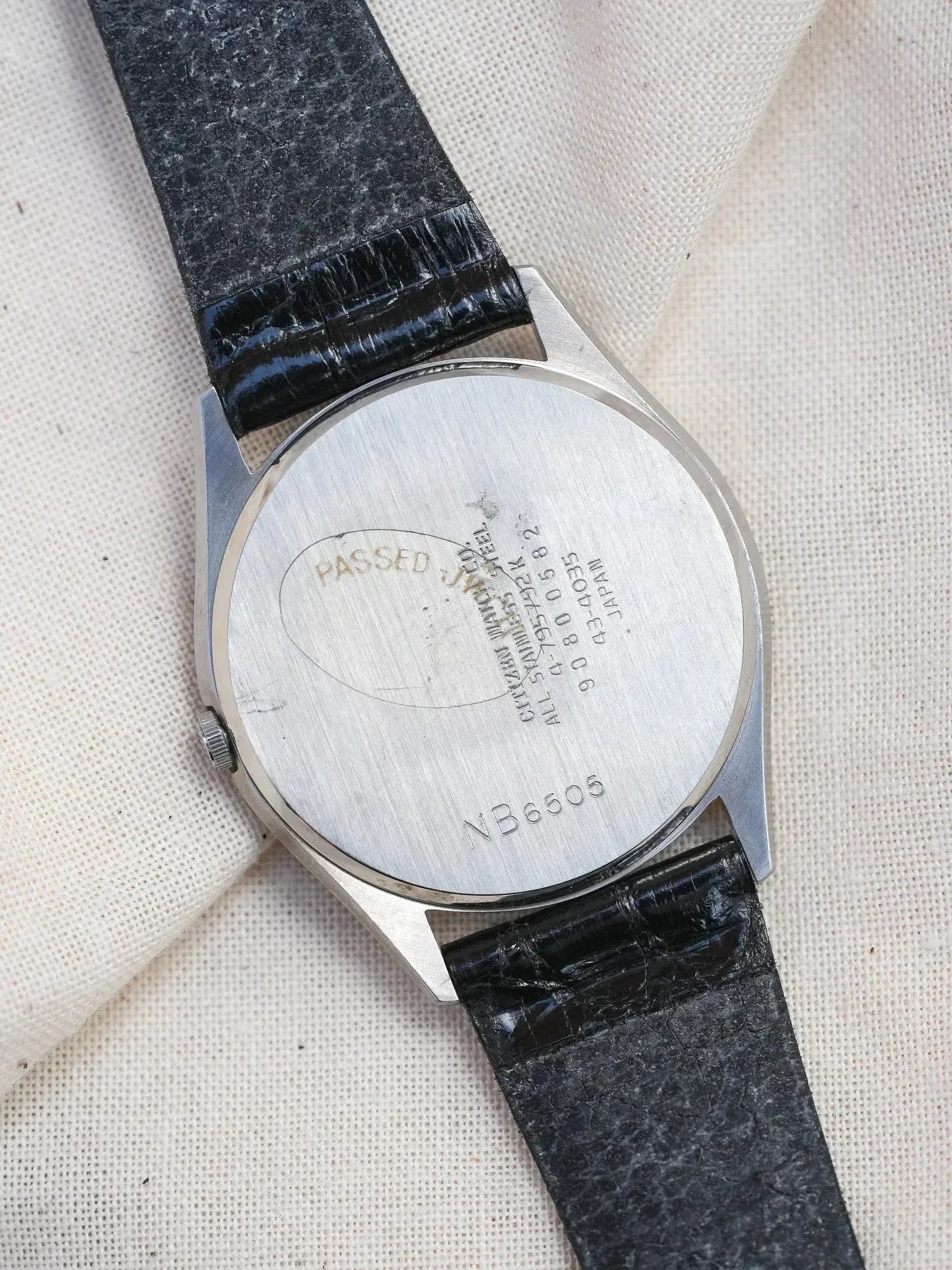 Citizen - dress watch slim acier date - NOS - 1989 - Atelier Victor