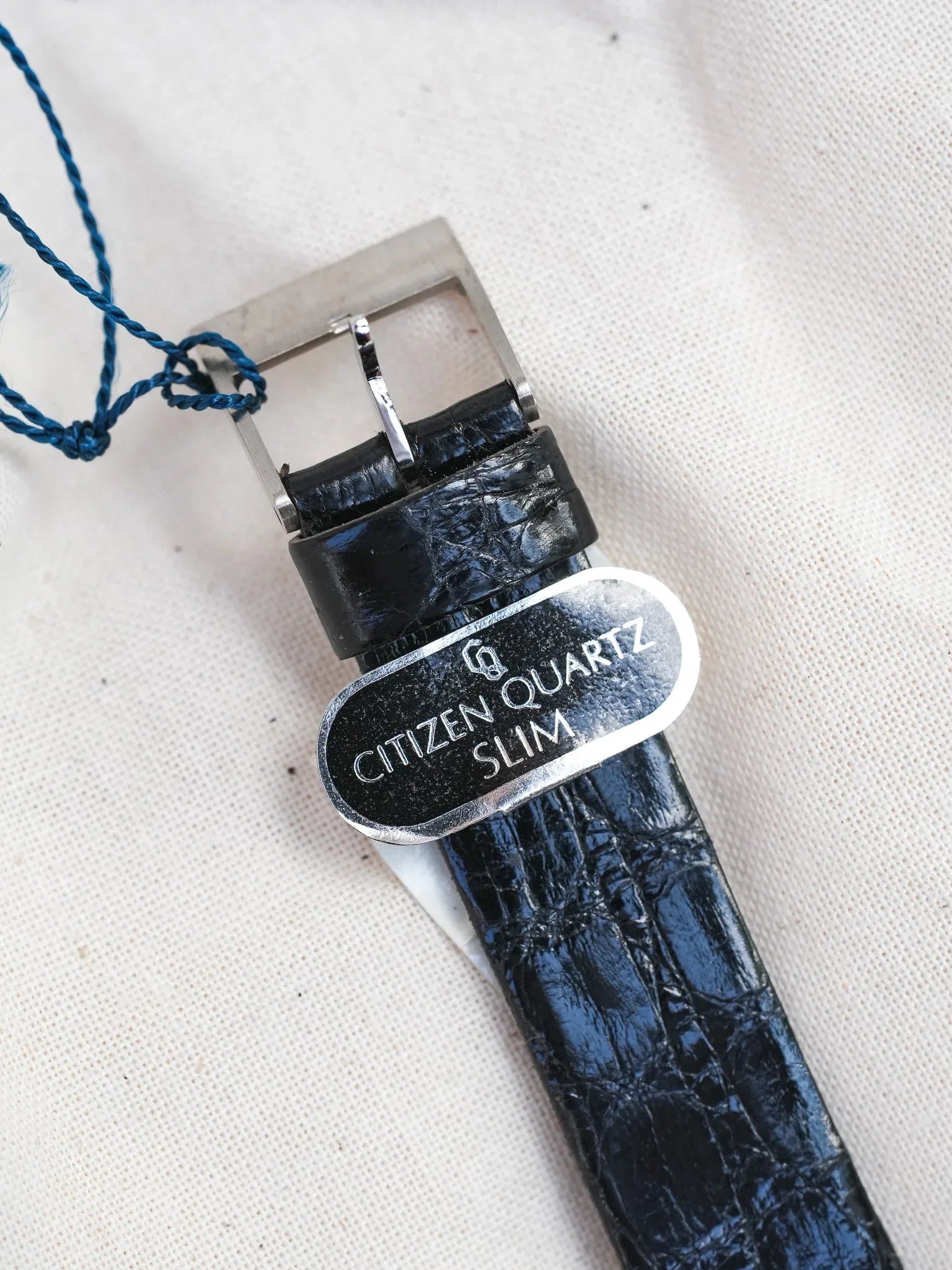 Citizen - dress watch slim acier date - NOS - 1989 - Atelier Victor