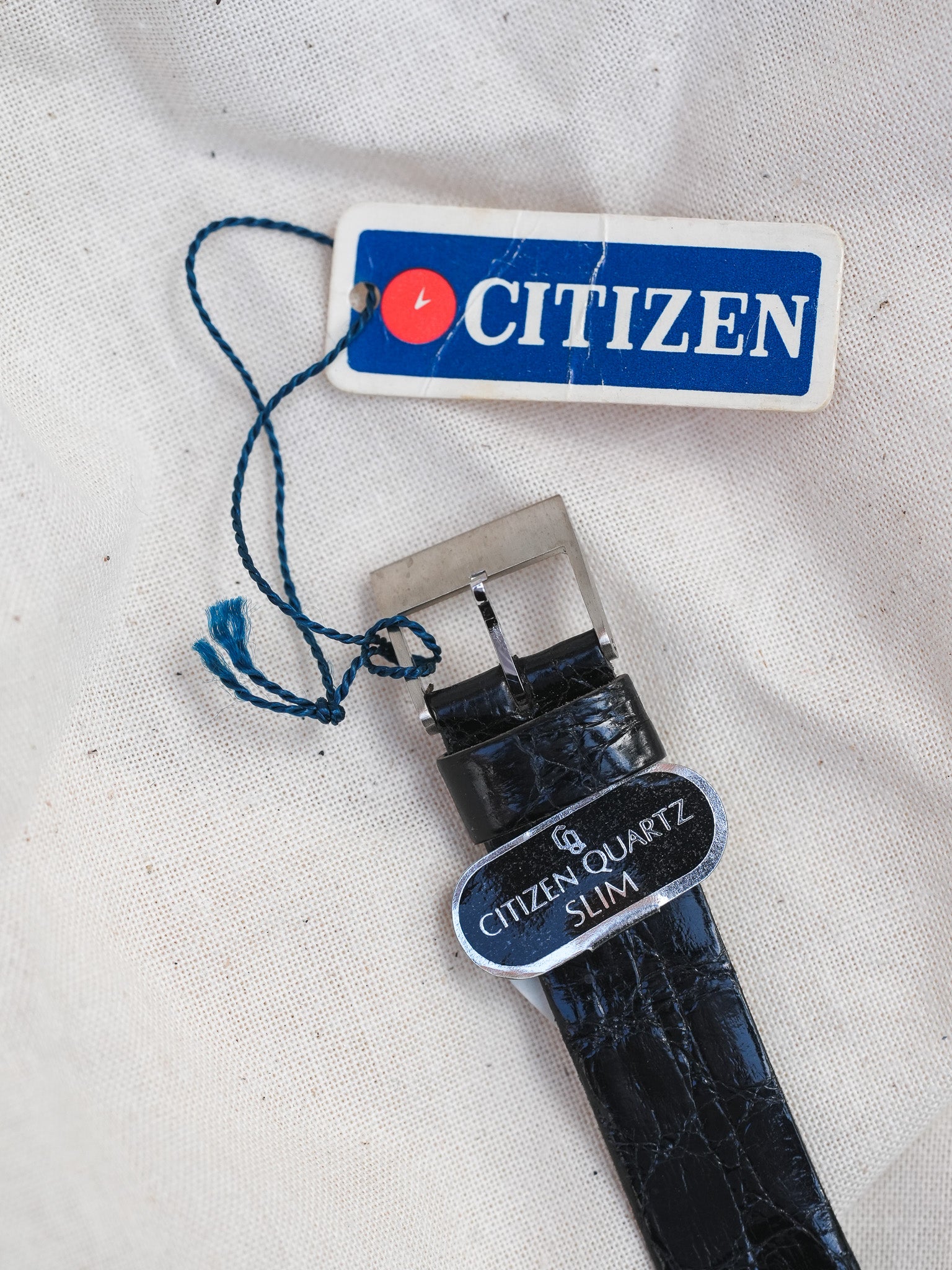 Citizen - dress watch slim acier date - NOS - 1989 - Atelier Victor - Vintage Shop