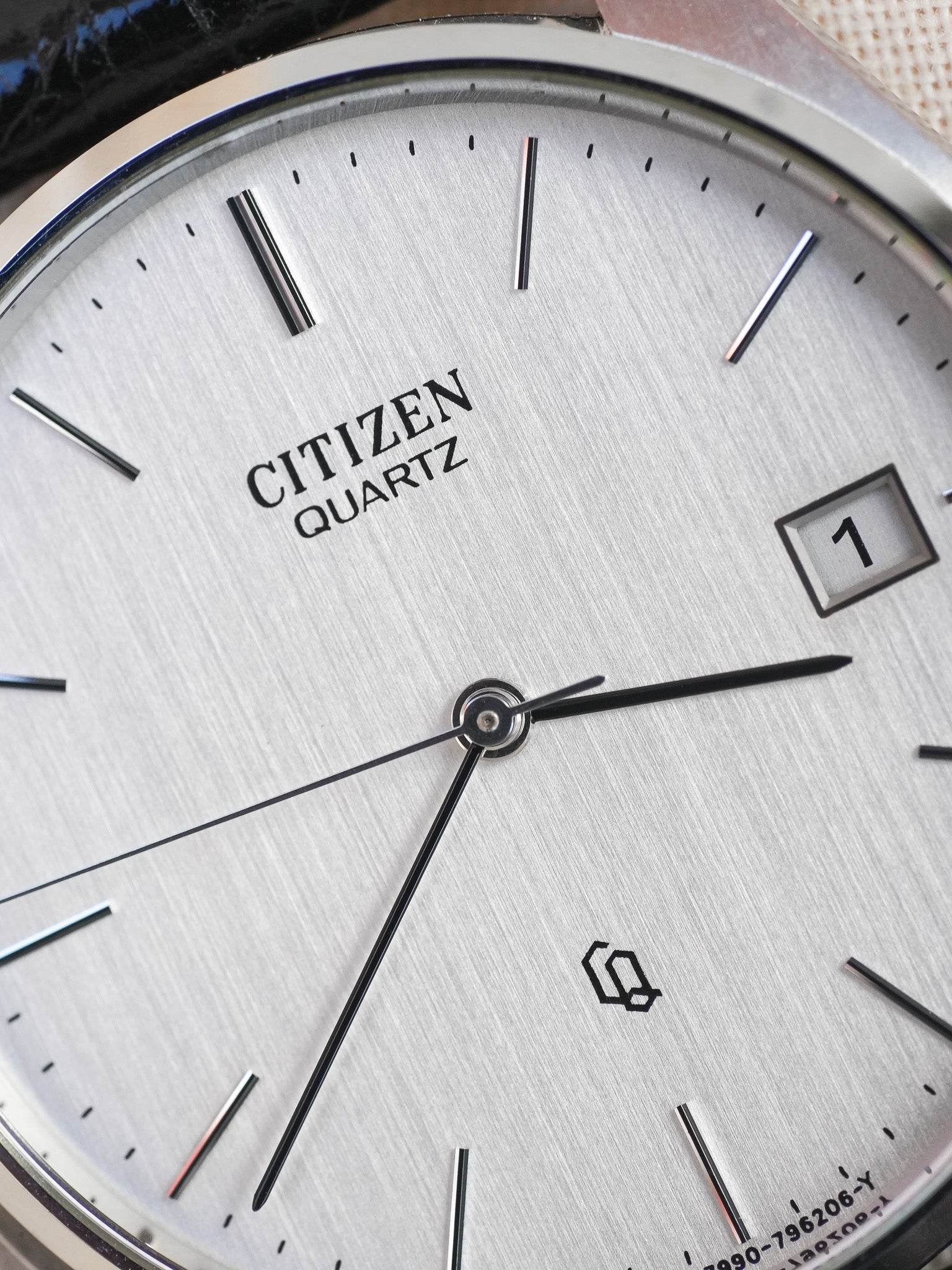 Citizen - dress watch slim acier date - NOS - 1989 - Atelier Victor - Vintage Shop