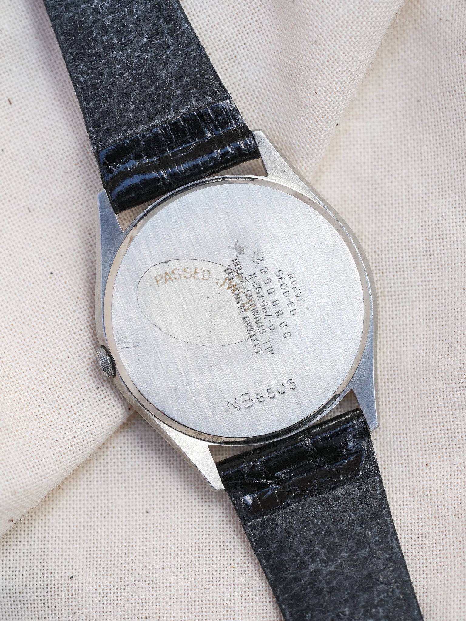 Citizen - dress watch slim acier date - NOS - 1989 - Atelier Victor - Vintage Shop