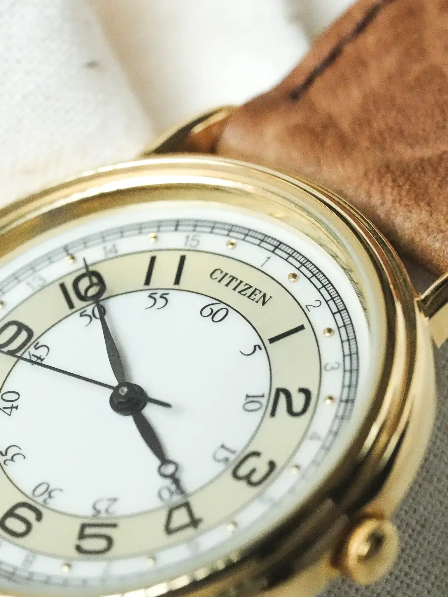 Citizen - Index double Plaqué or - NOS - 1988 - Atelier Victor