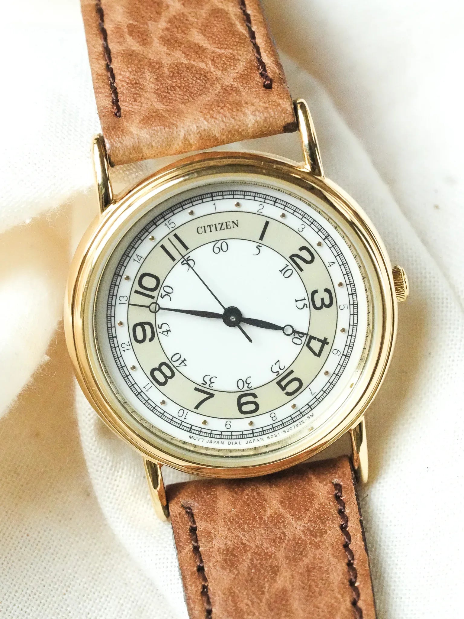 Citizen - Index double Plaqué or - NOS - 1988 - Atelier Victor