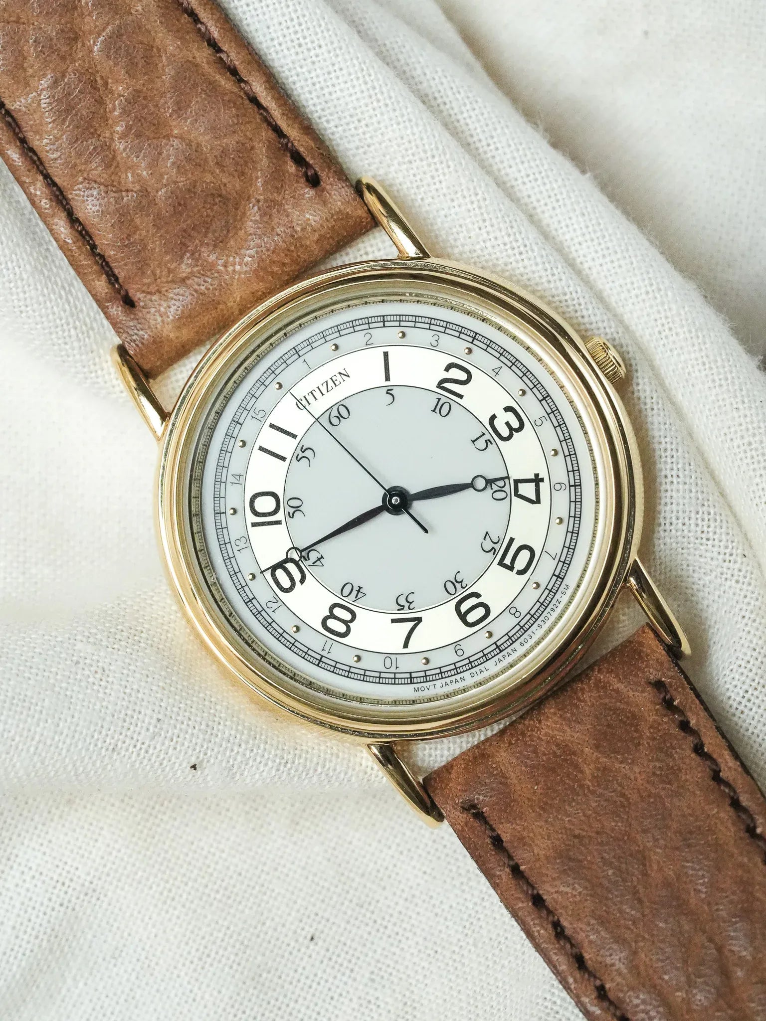 Citizen - Index double Plaqué or - NOS - 1988 - Atelier Victor - Vintage Shop