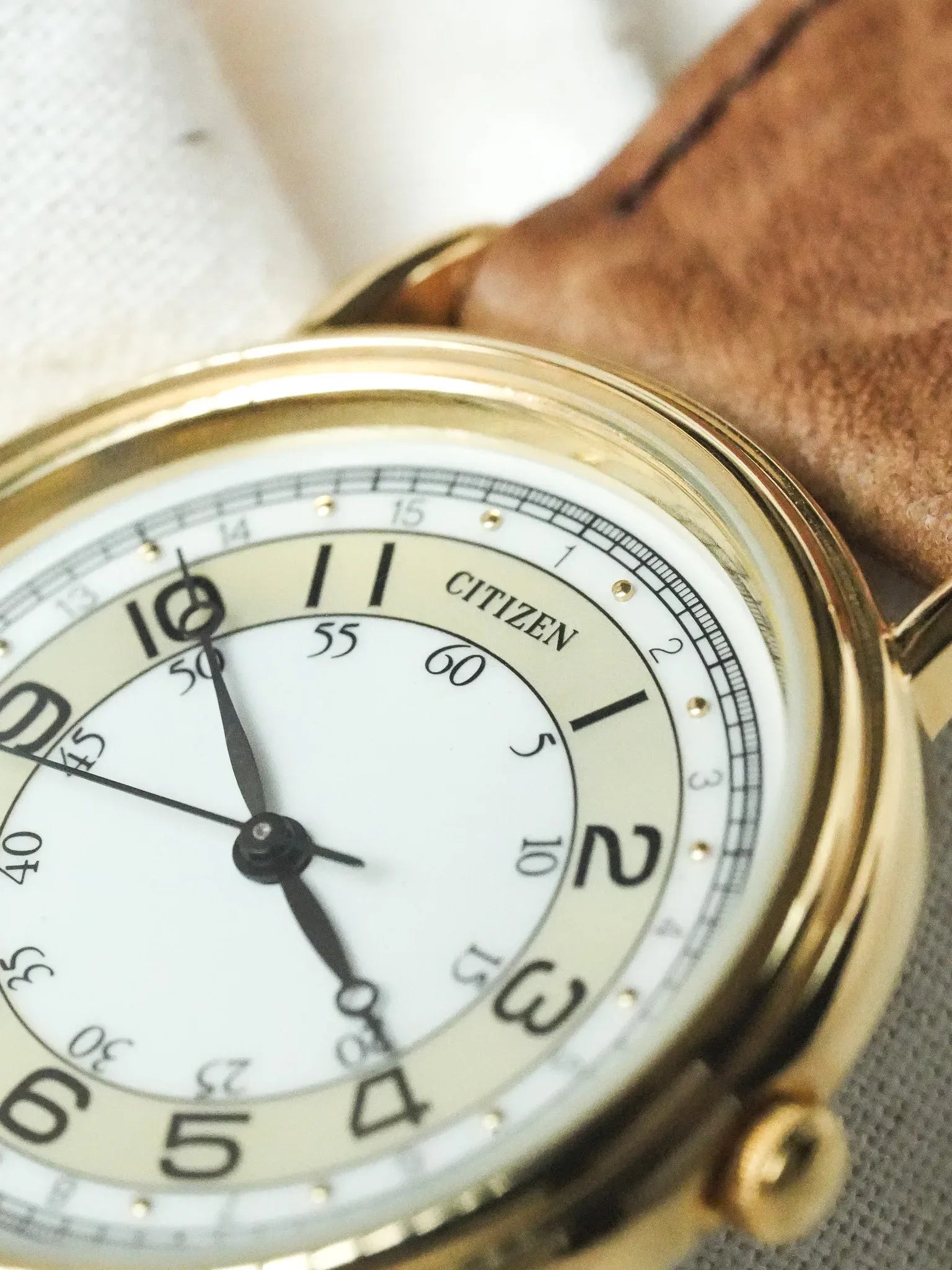 Citizen - Index double Plaqué or - NOS - 1988 - Atelier Victor - Vintage Shop