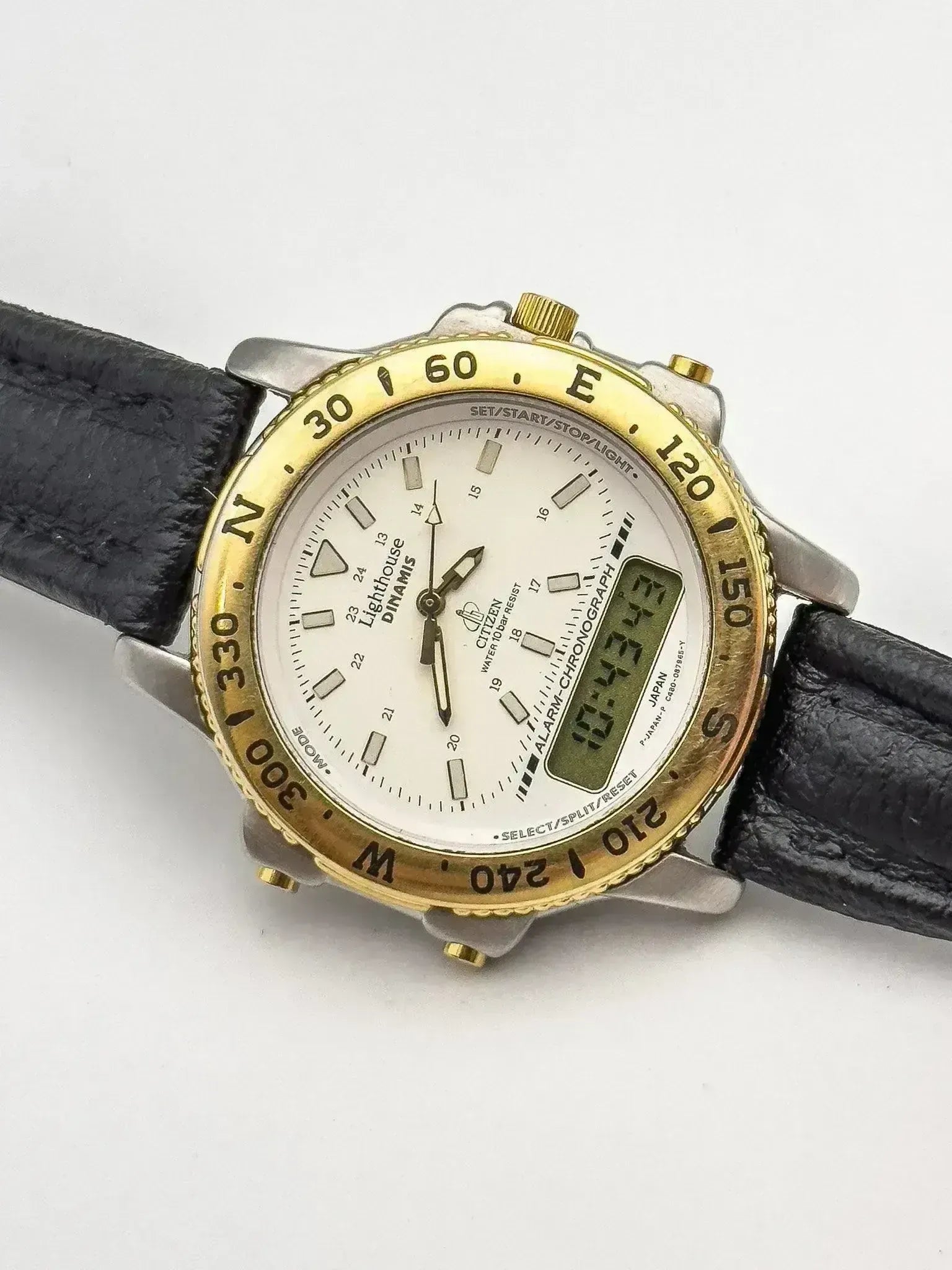 Citizen - Lighthouse Multifonctions Acier Or - 1980s - Atelier Victor