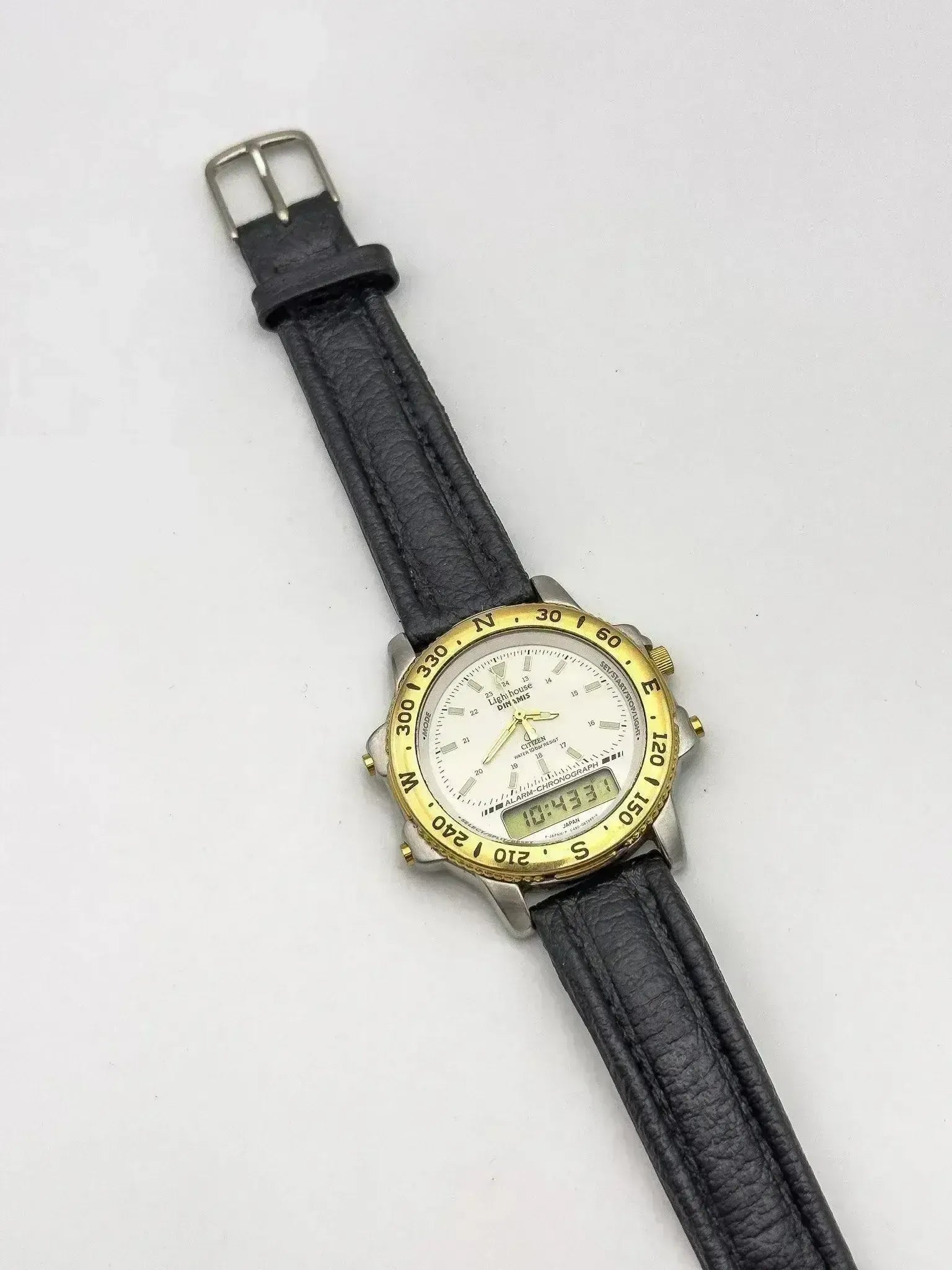 Citizen - Lighthouse Multifonctions Acier Or - 1980s - Atelier Victor