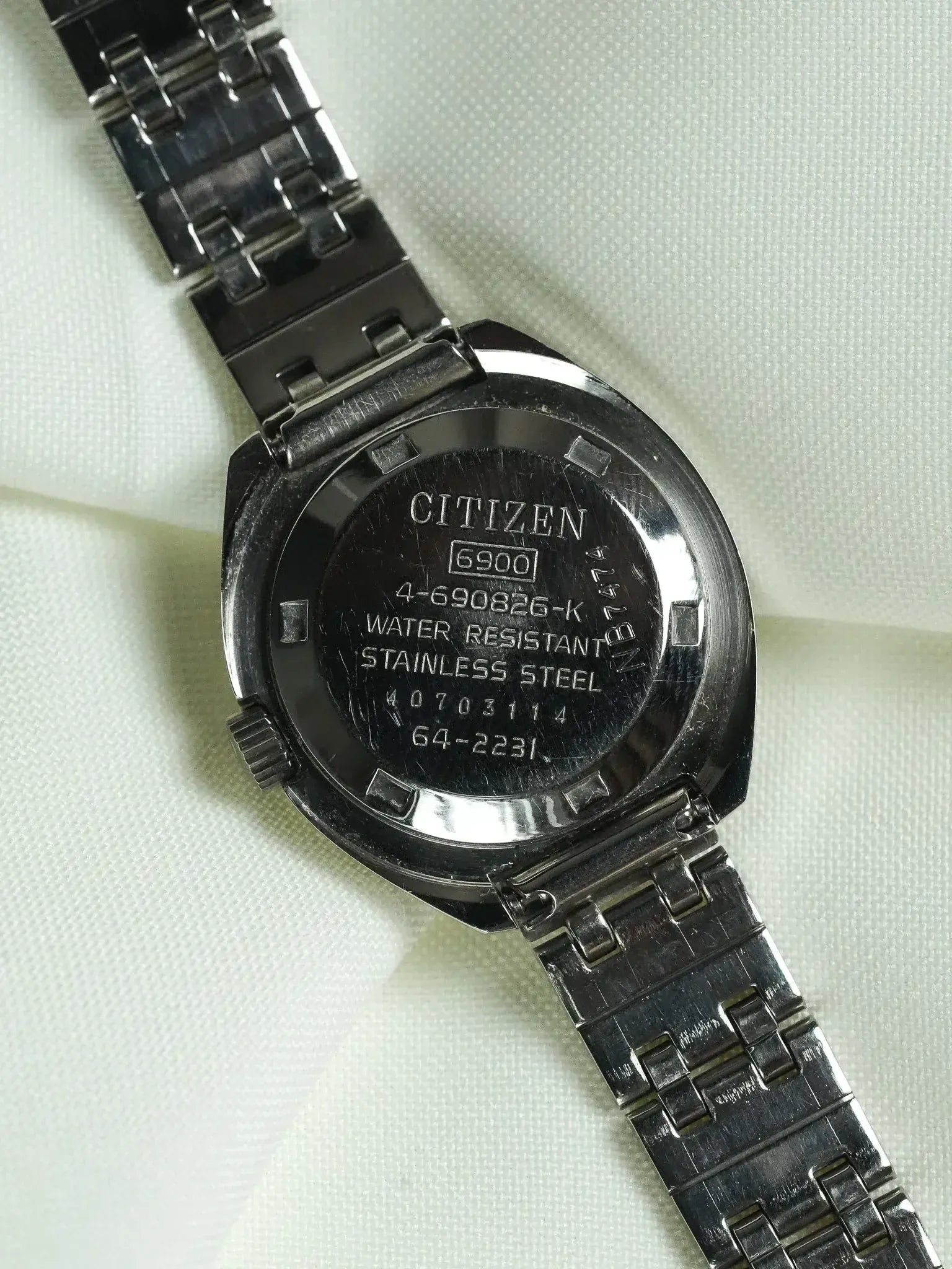 Citizen - Mini Disco Volante Moka Bracelet Acier - Neuve de Stock - 1980s - Atelier Victor