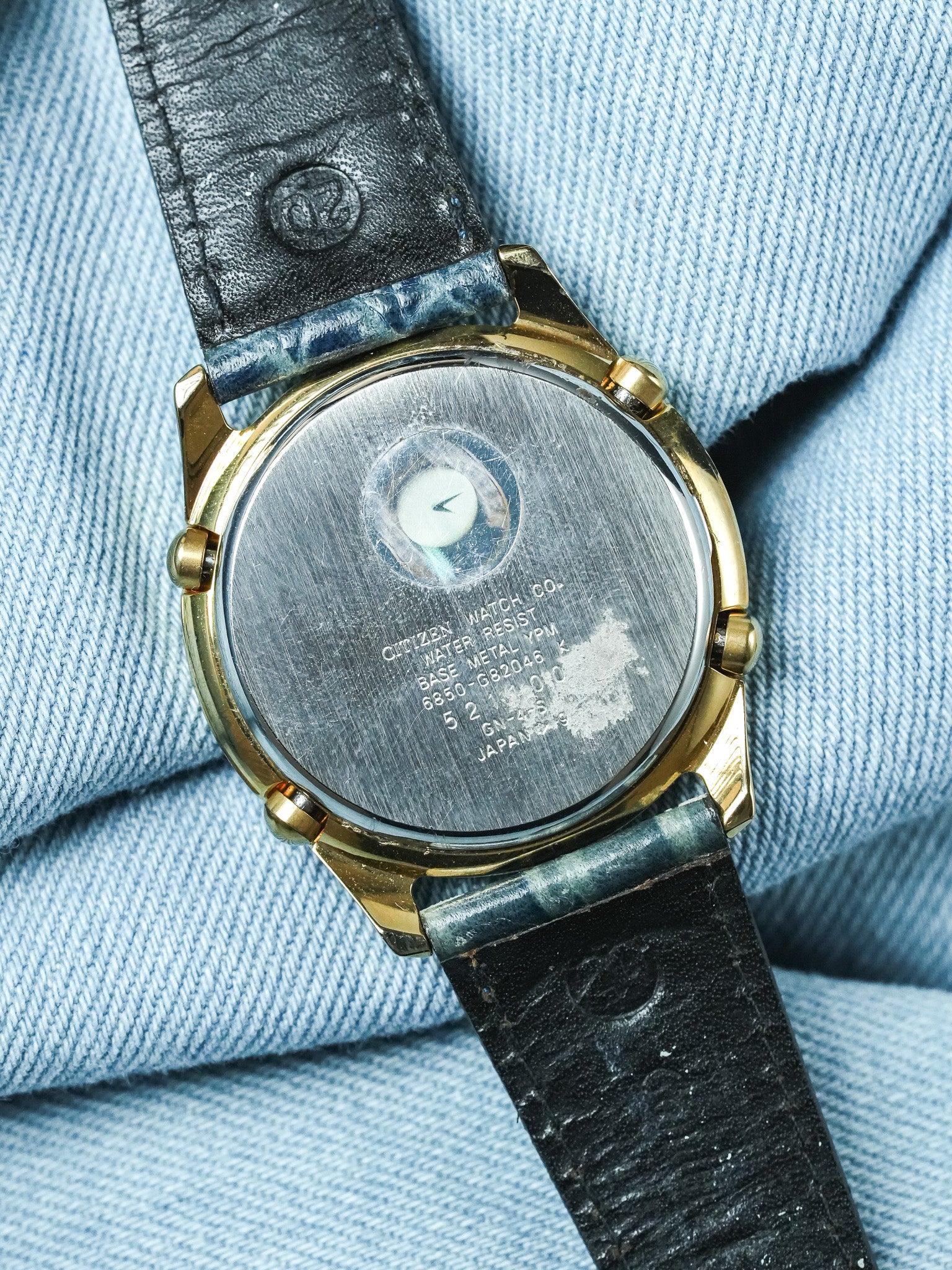 Citizen - Multifonction Or cadran blanc - 1995 - Atelier Victor - Vintage Shop
