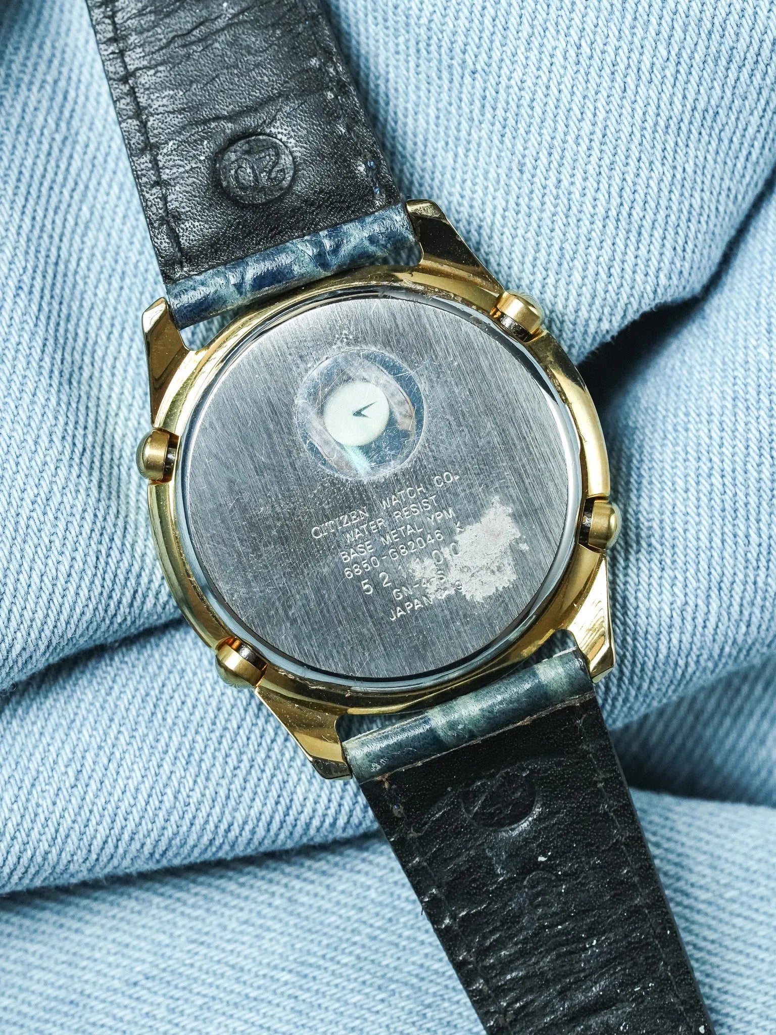 Citizen - Multifonction Or cadran blanc - 1995 - Atelier Victor - Vintage Shop