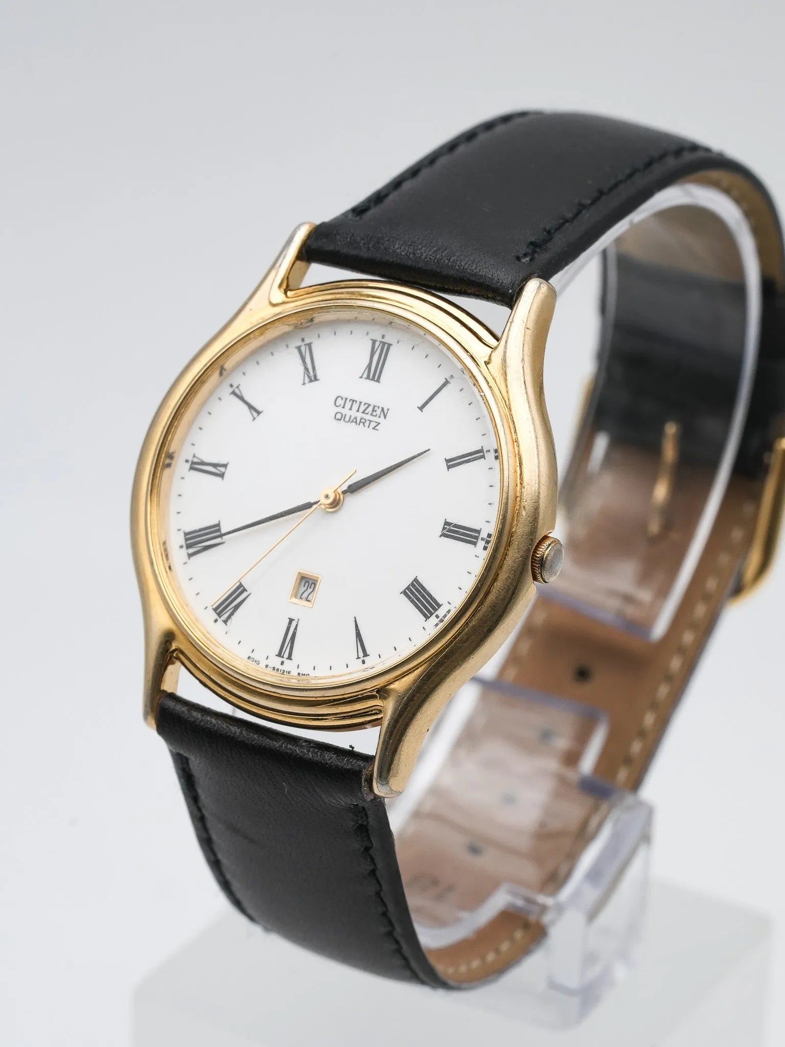Citizen - Plaqué Or Romain Date 6h - 1990s - Atelier Victor - Vintage Shop