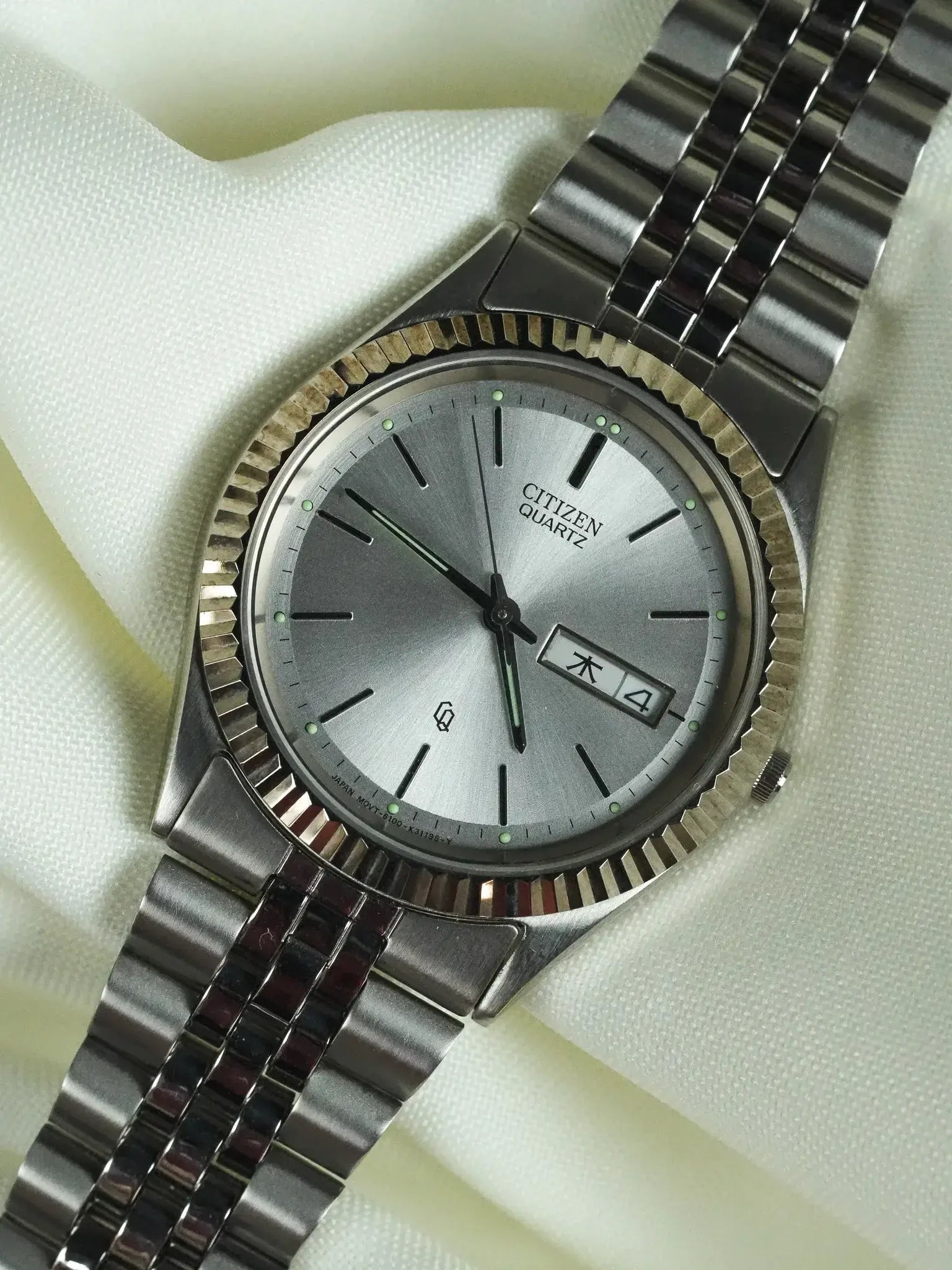 Citizen - President Daydate Kanji Acier - 1990s - Atelier Victor