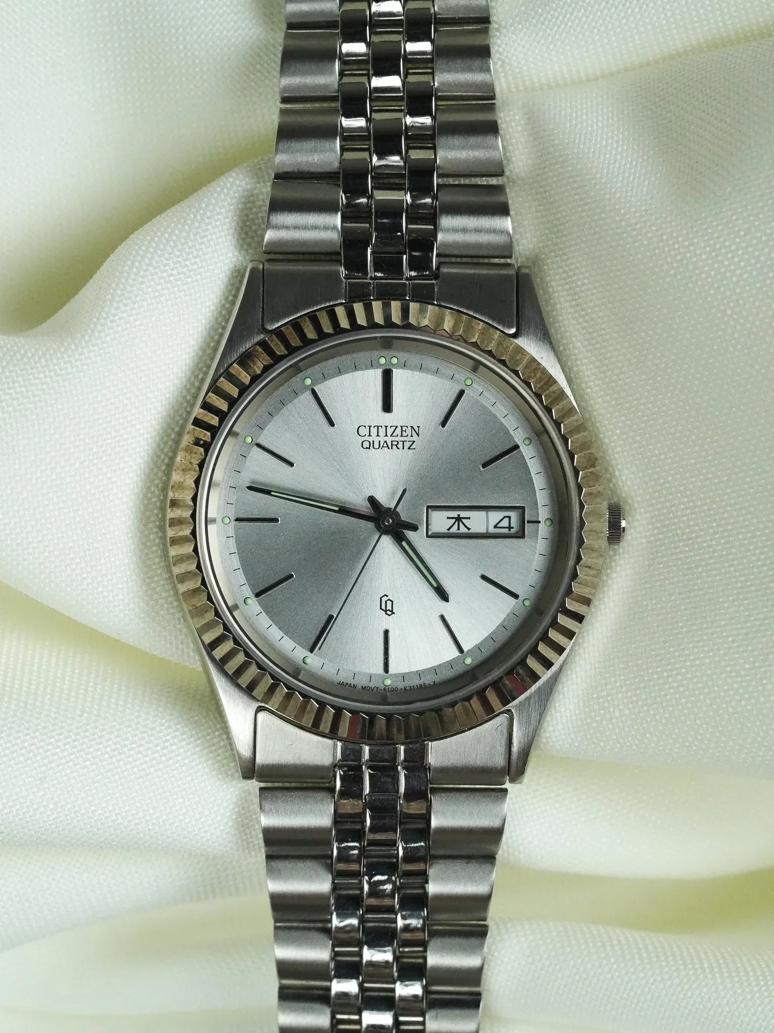 Citizen - President Daydate Kanji Acier - 1990s - Atelier Victor - Vintage Shop