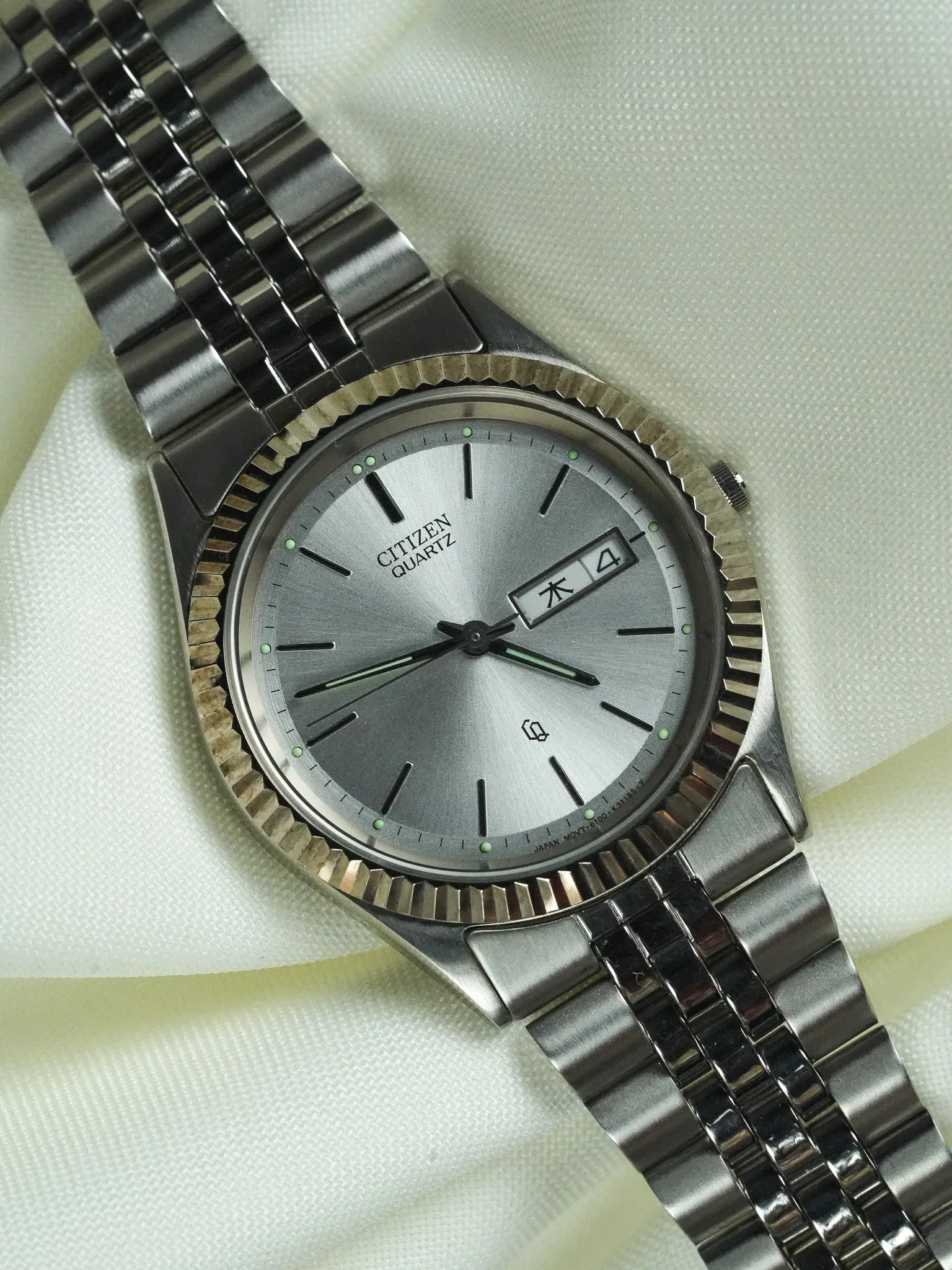 Citizen - President Daydate Kanji Acier - 1990s - Atelier Victor - Vintage Shop