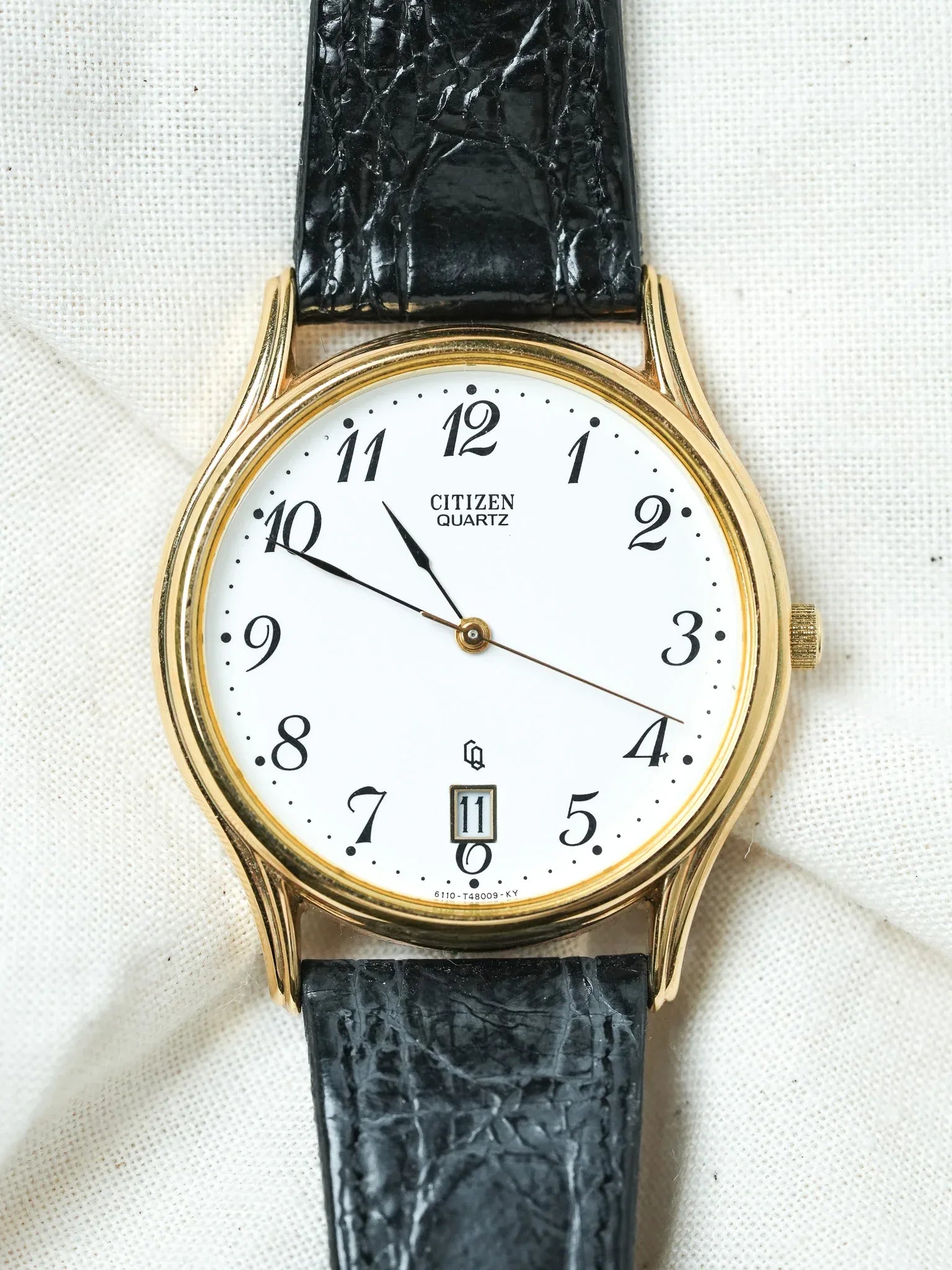 Citizen - Ronde Extra-Plate Or Date 6H - NOS - 1990 - Atelier Victor - Vintage Shop