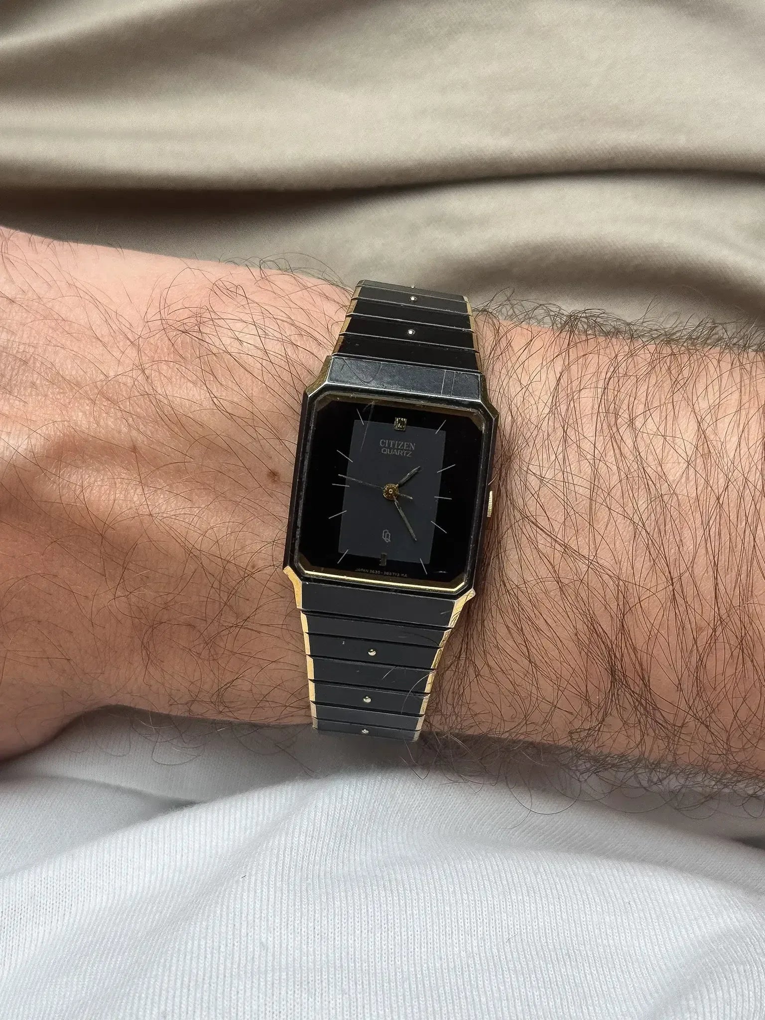 Citizen - Tank PVD noir OR - 1985 - Atelier Victor