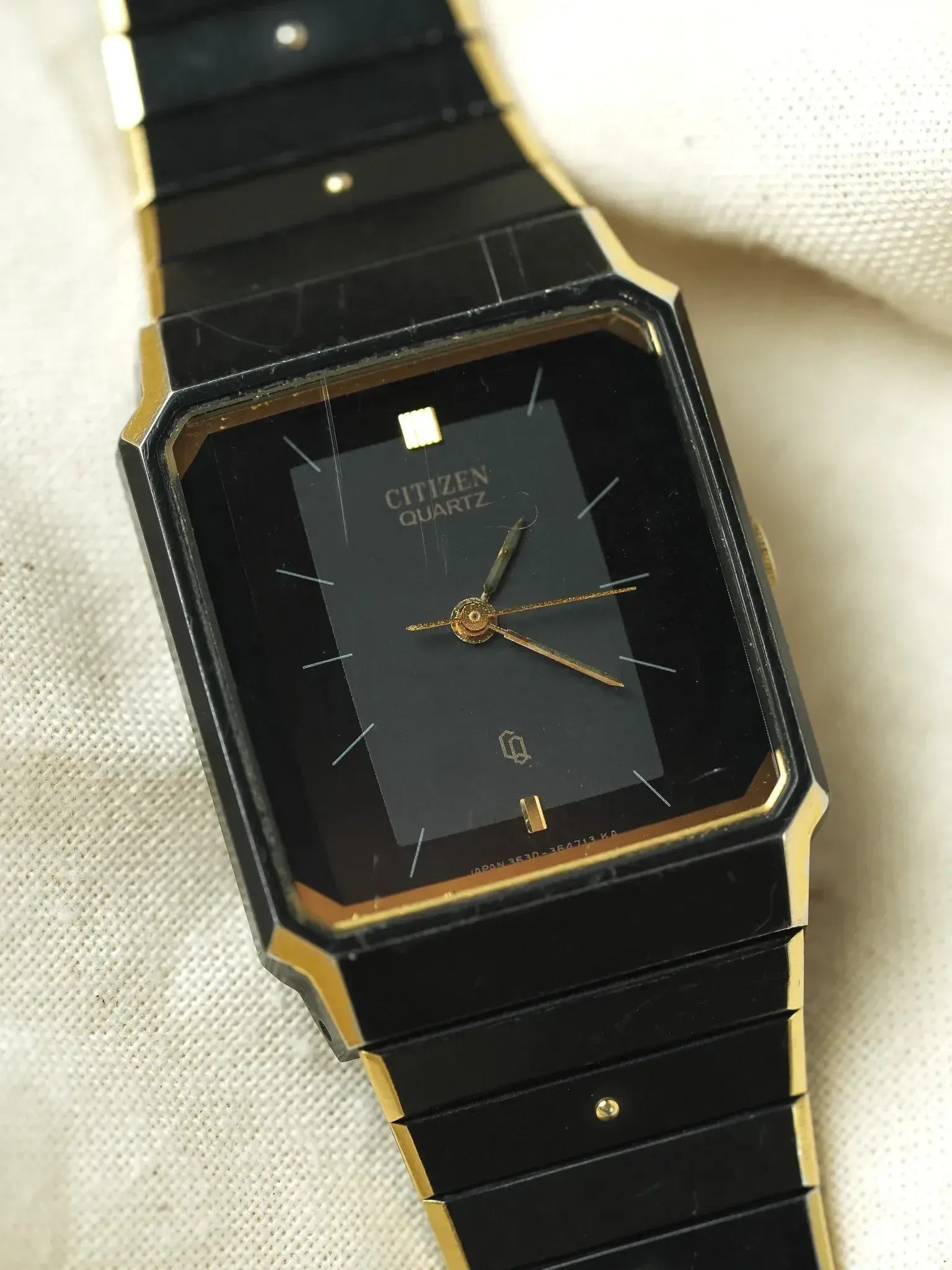 Citizen - Tank PVD noir OR - 1985 - Atelier Victor