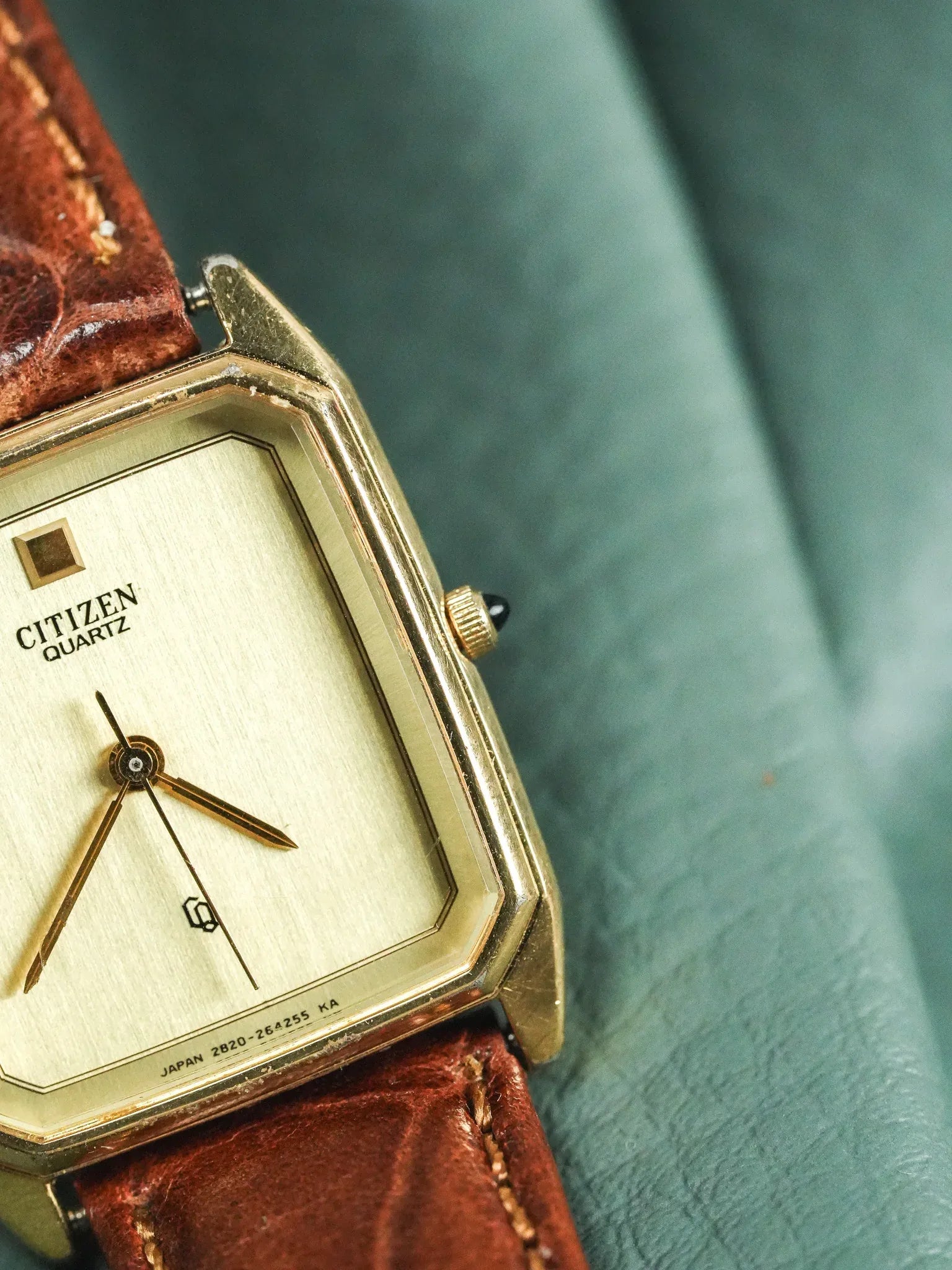 Citizen - Tank vintage Or Cabochon - 1983 - Atelier Victor