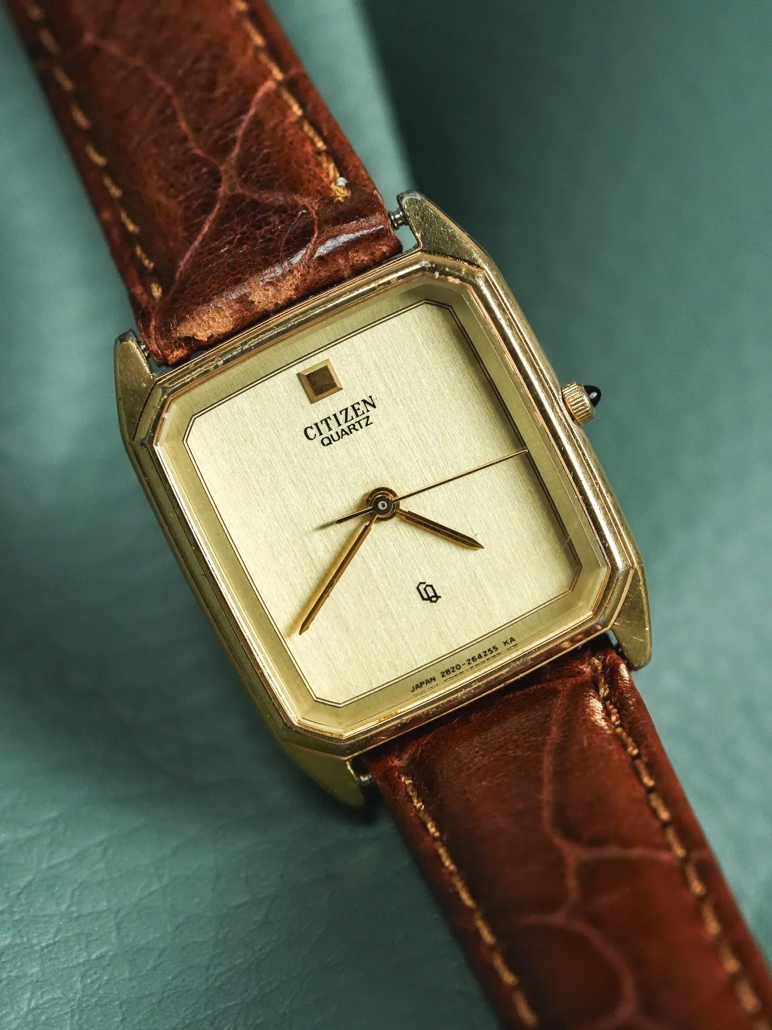 Citizen - Tank vintage Or Cabochon - 1983 - Atelier Victor