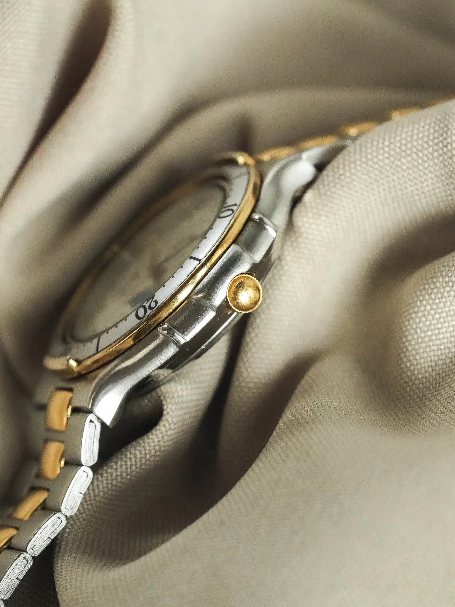 Citizen - Triple Calendar Phase de lune acier or - 1988 - Atelier Victor - Vintage Shop