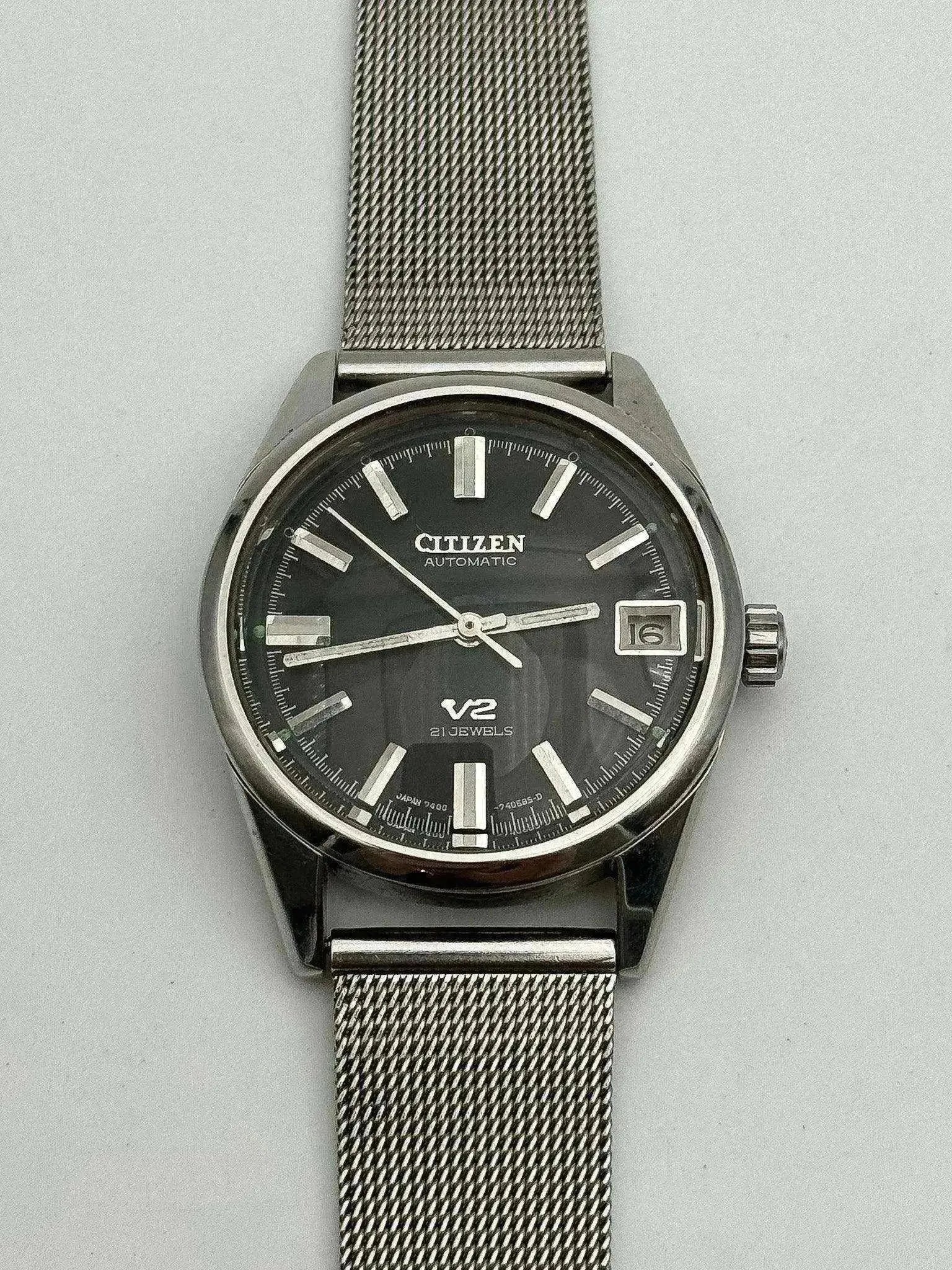 Citizen - V2 Black Dial - 1980s - Atelier Victor