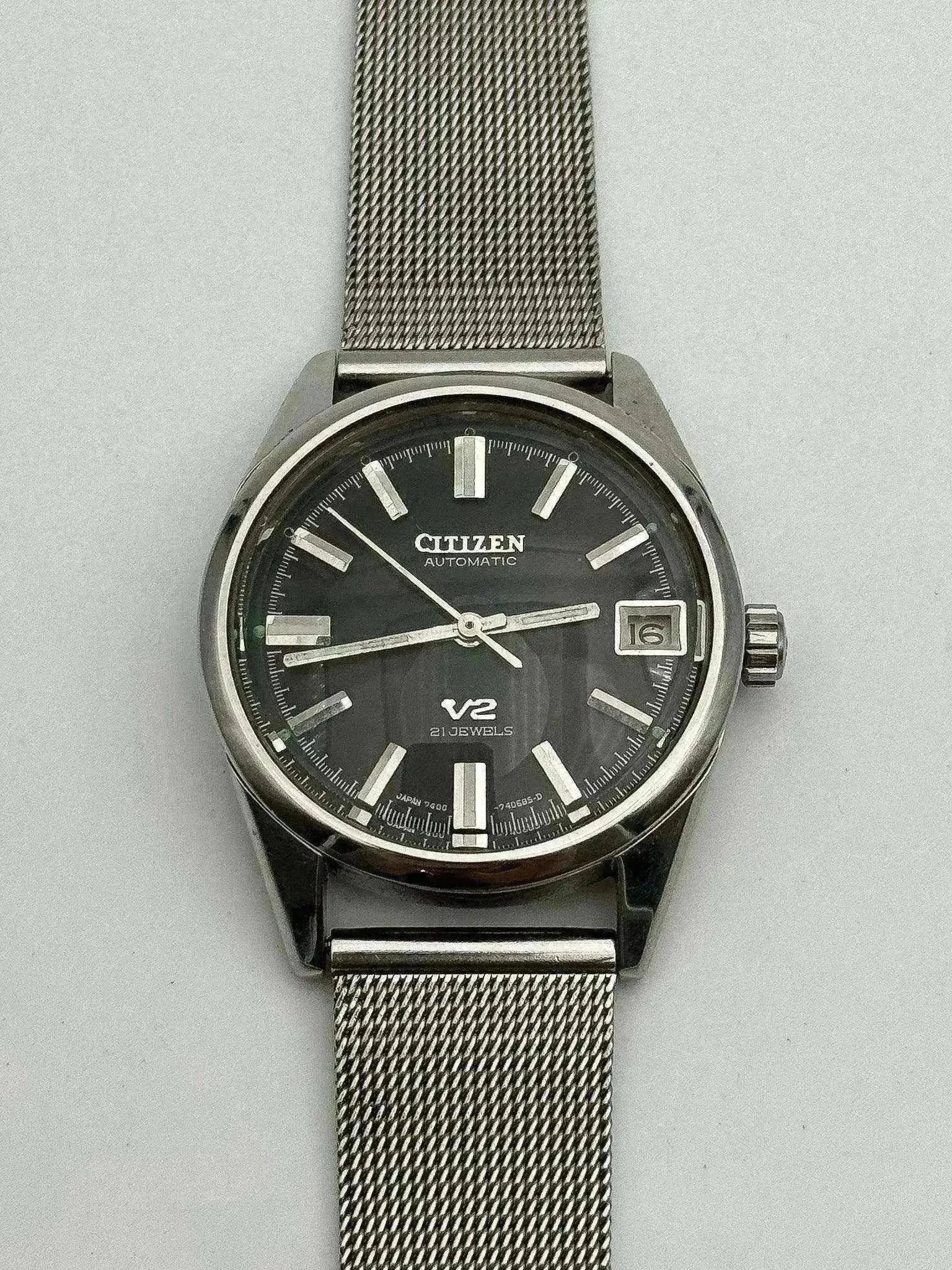 Citizen - V2 Black Dial - 1980s - Atelier Victor