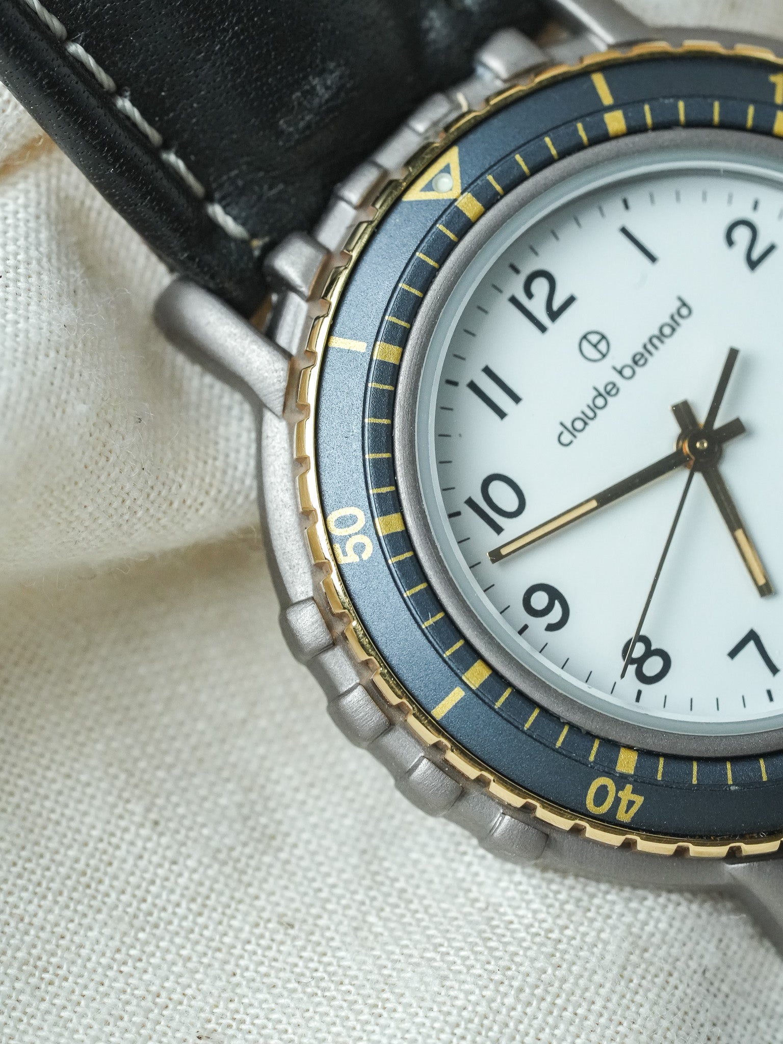 Claude Bernard - Anthracite Lunette Bleu - NOS - 1980s - Atelier Victor - Vintage Shop