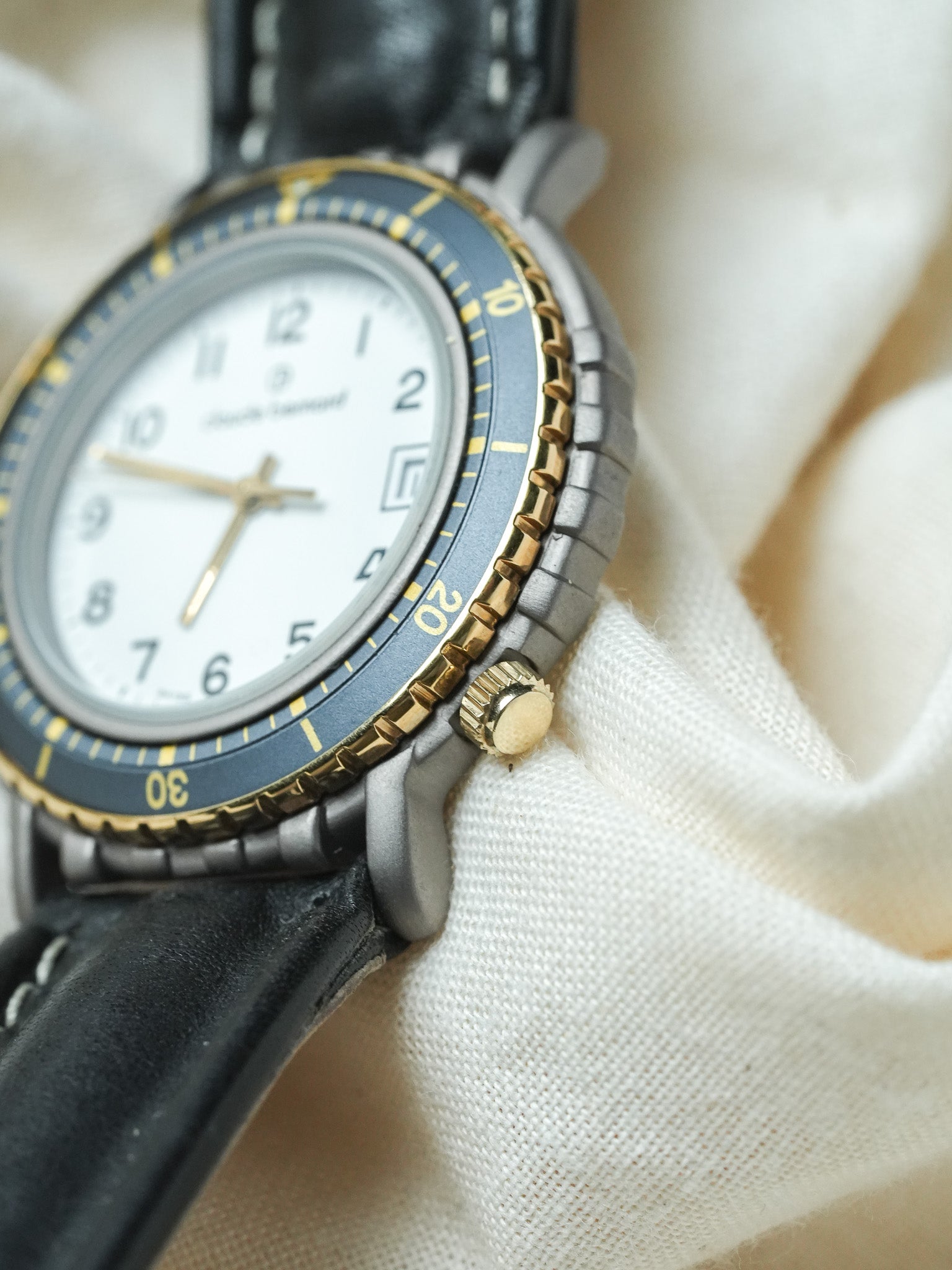 Claude Bernard - Anthracite Lunette Bleu - NOS - 1980s - Atelier Victor - Vintage Shop
