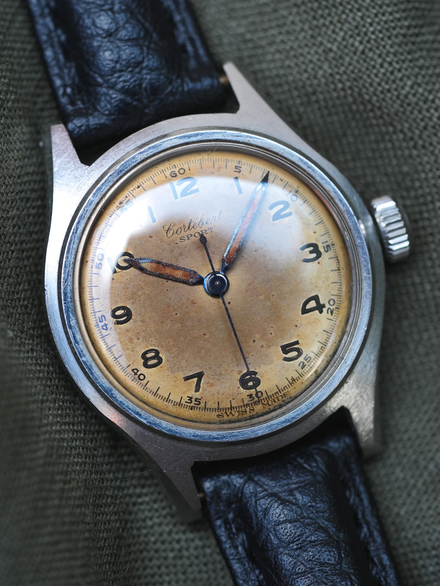 Cortebert Sport - Tropical Militaire - 1950s - Atelier Victor - Vintage Shop