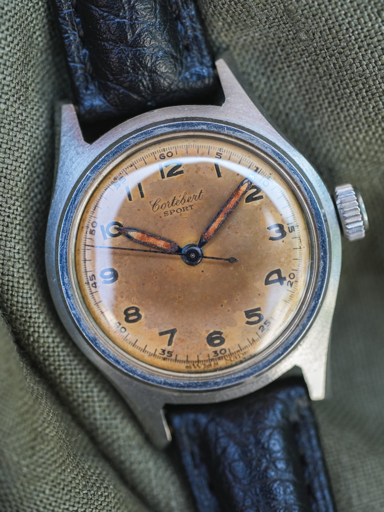 Cortebert Sport - Tropical Militaire - 1950s - Atelier Victor - Vintage Shop