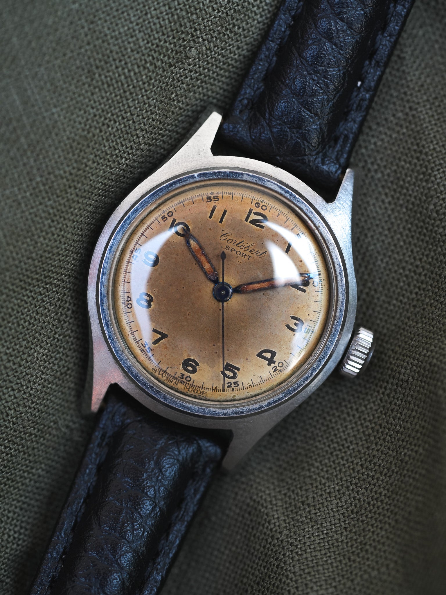 Cortebert Sport - Tropical Militaire - 1950s - Atelier Victor - Vintage Shop
