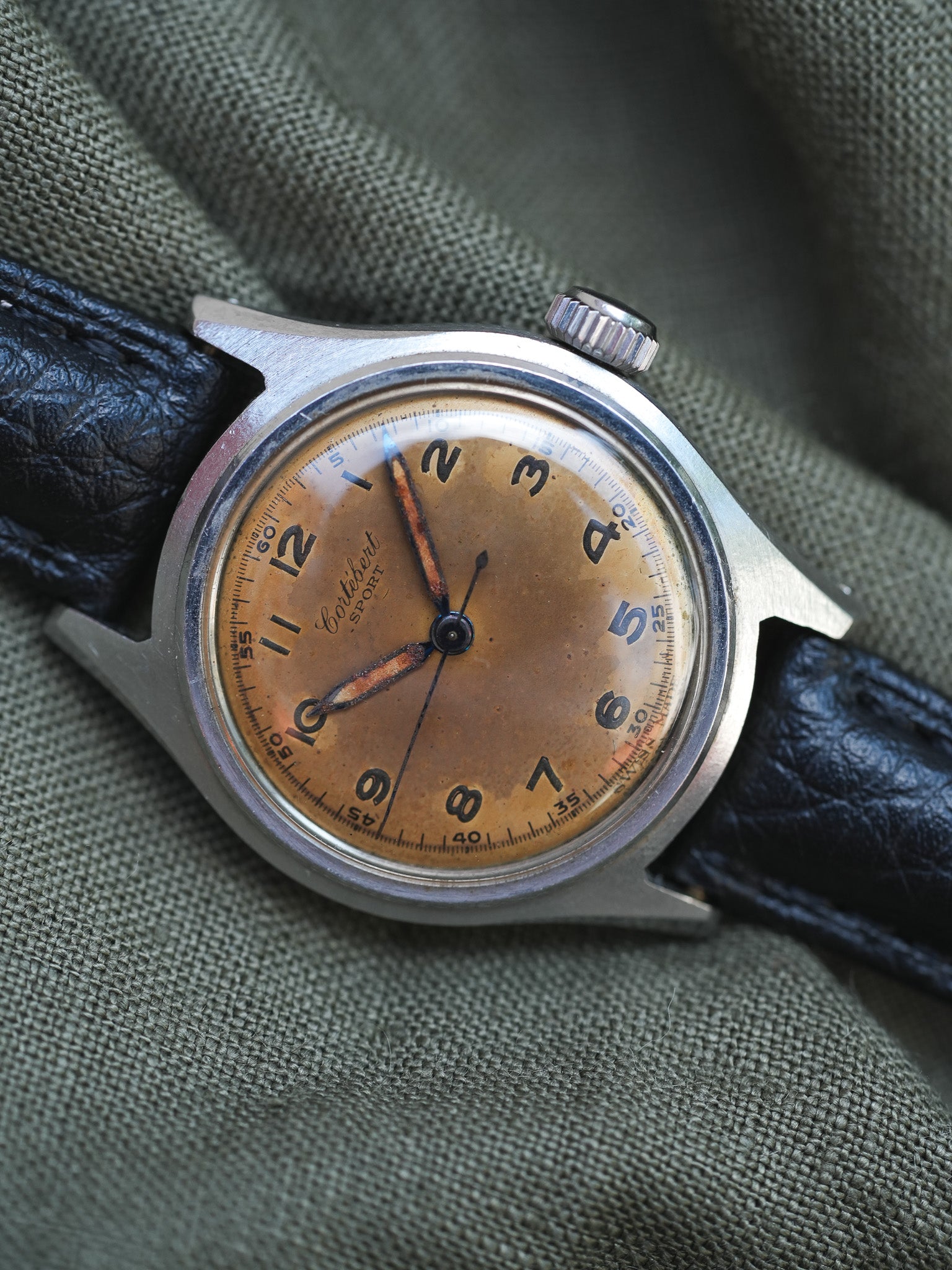 Cortebert Sport - Tropical Militaire - 1950s - Atelier Victor - Vintage Shop