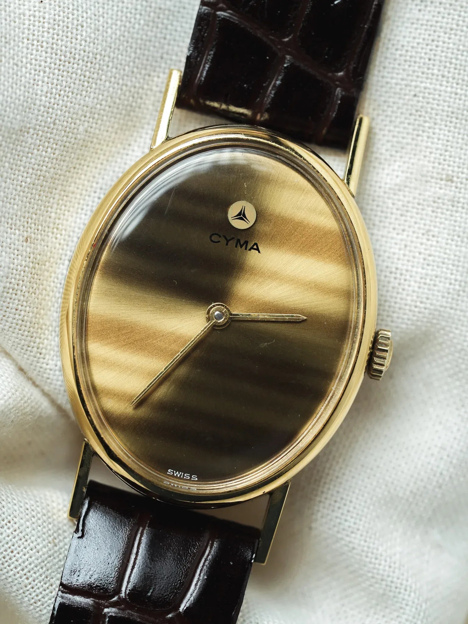 Cyma - Baignoire effet Oeil de tigre - NOS - 1970s - Atelier Victor