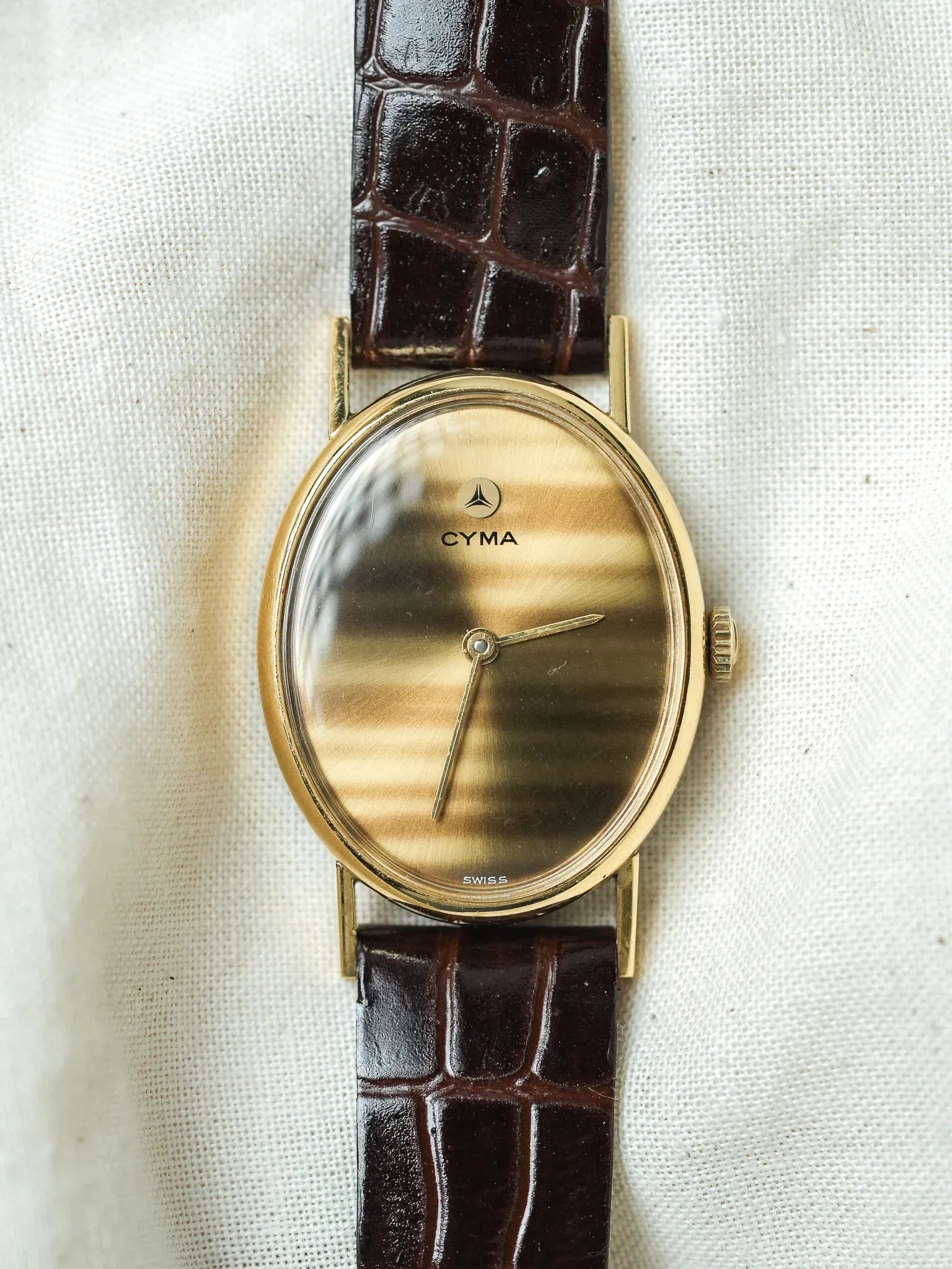 Cyma - Baignoire effet Oeil de tigre - NOS - 1970s - Atelier Victor