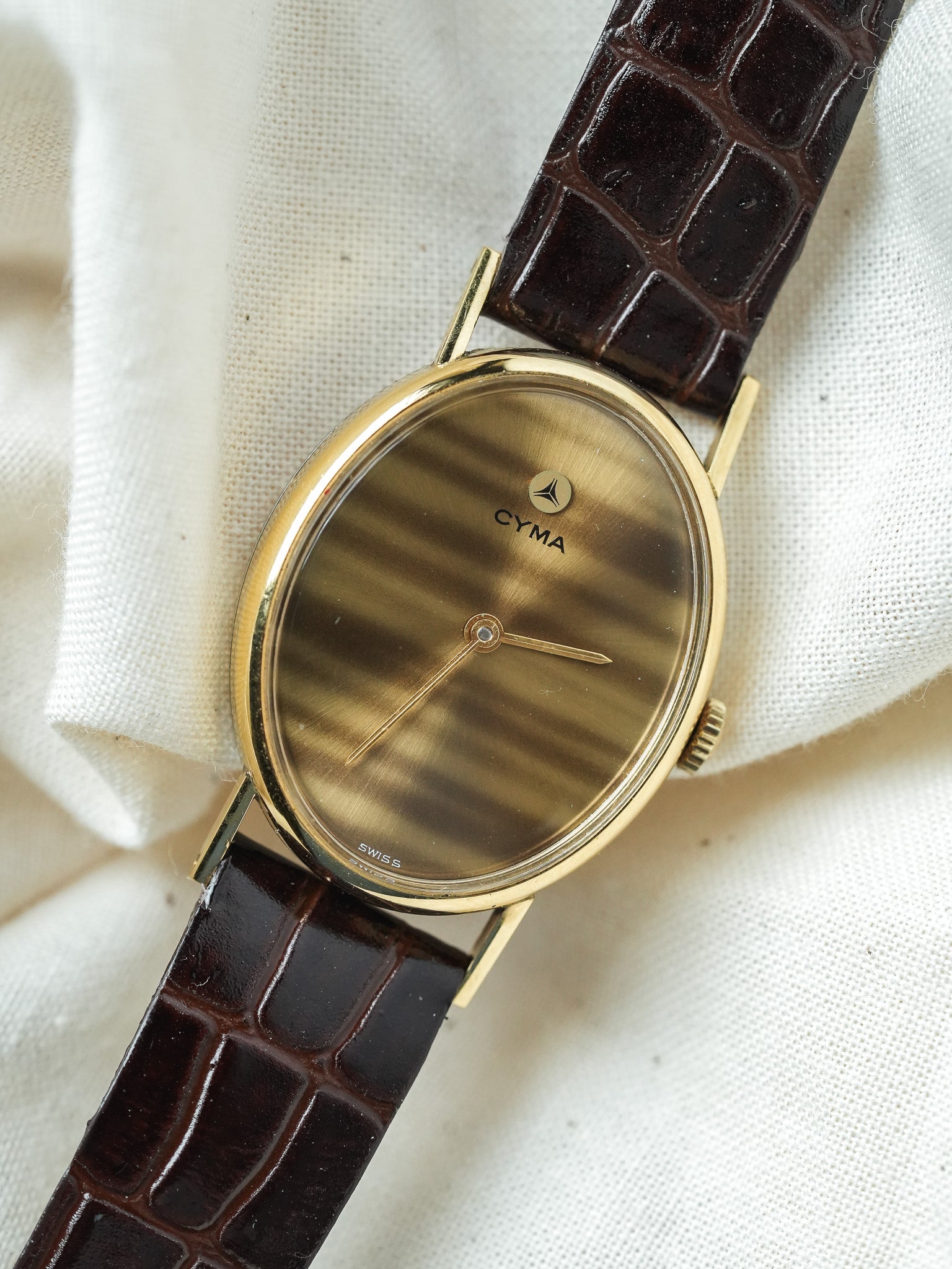 Cyma - Baignoire effet Oeil de tigre - NOS - 1970s - Atelier Victor - Vintage Shop