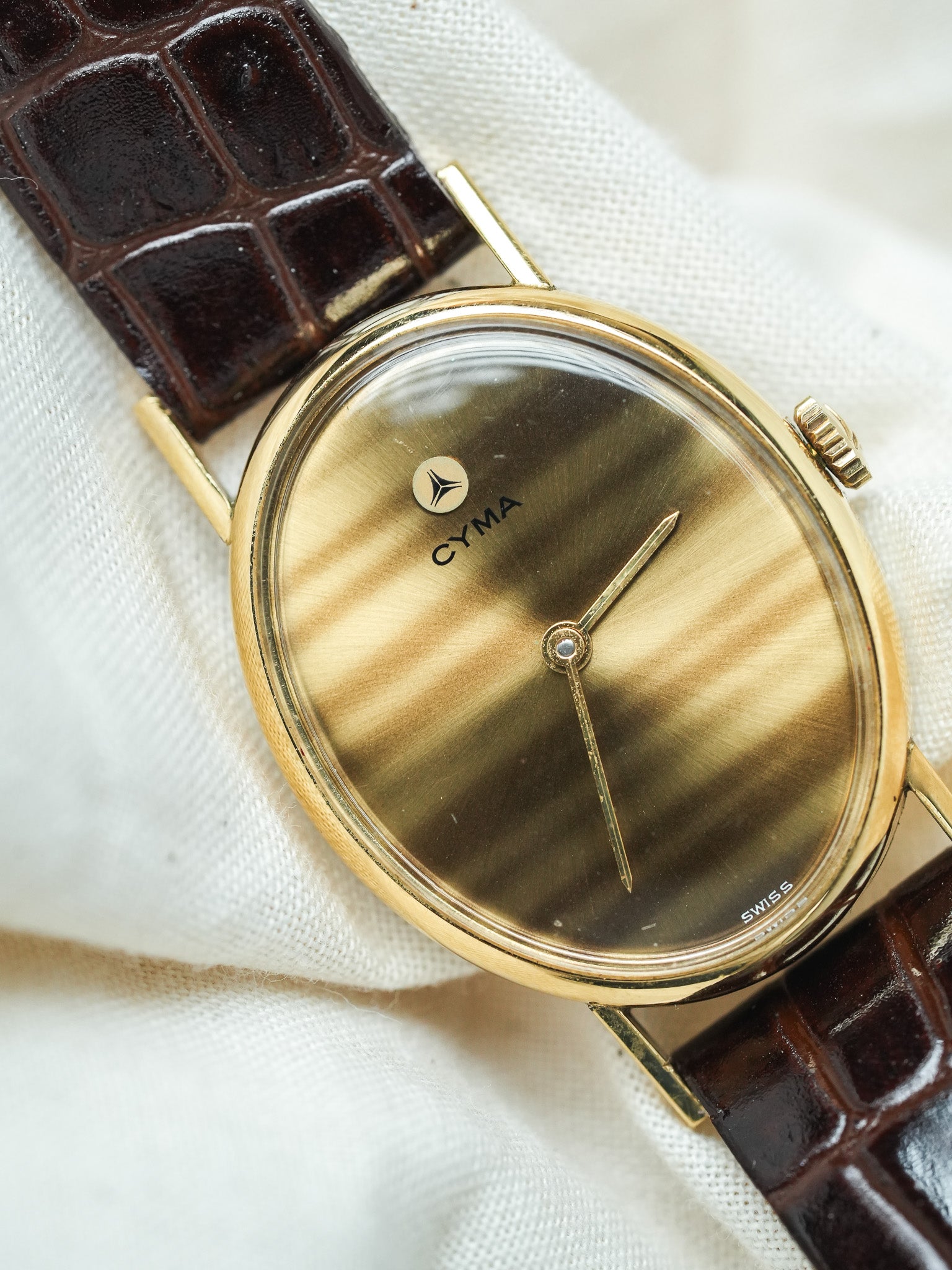 Cyma - Baignoire effet Oeil de tigre - NOS - 1970s - Atelier Victor - Vintage Shop