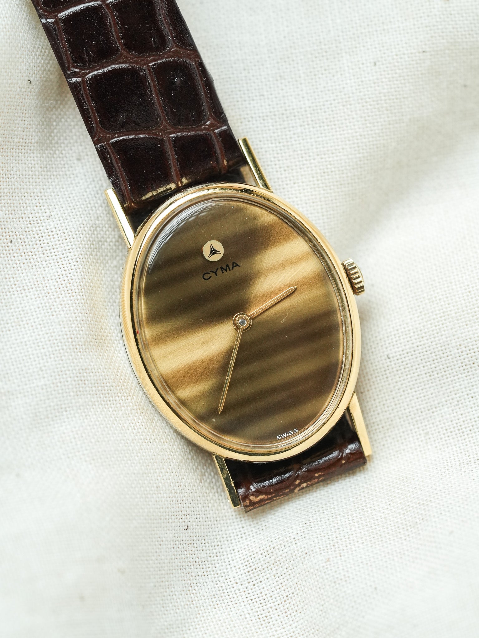 Cyma - Baignoire effet Oeil de tigre - NOS - 1970s - Atelier Victor - Vintage Shop