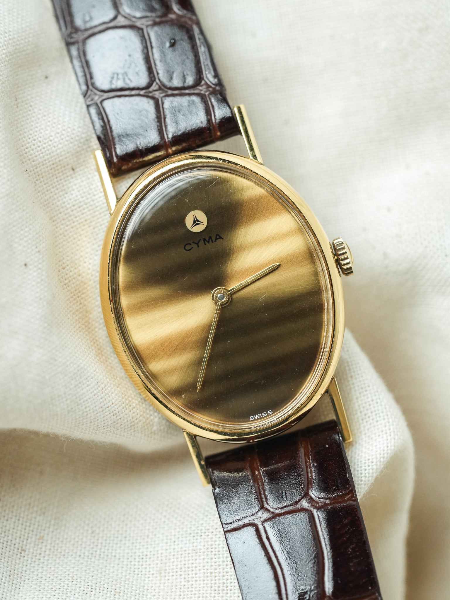 Cyma - Baignoire effet Oeil de tigre - NOS - 1970s - Atelier Victor - Vintage Shop